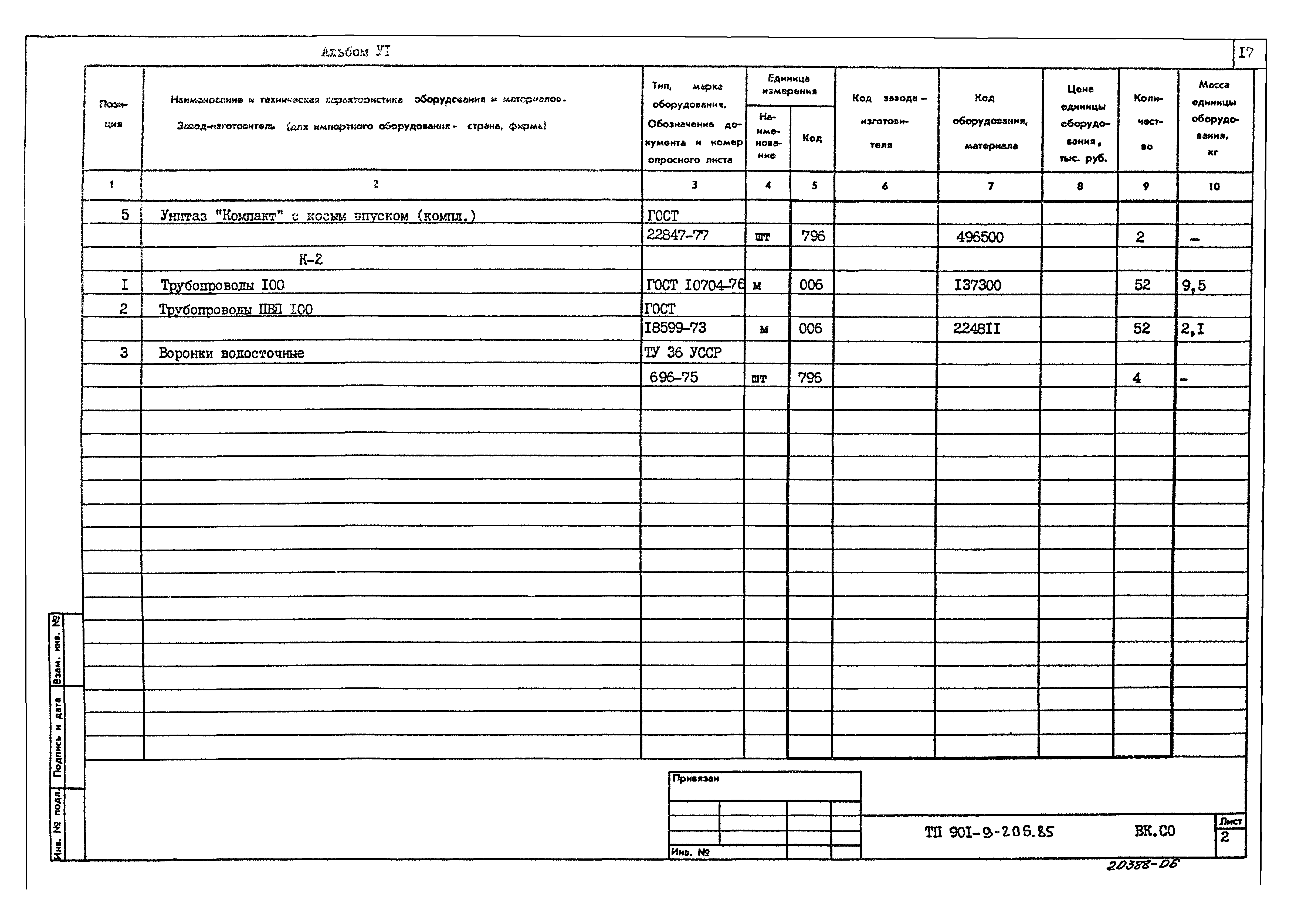 Типовой проект 901-3-206.85