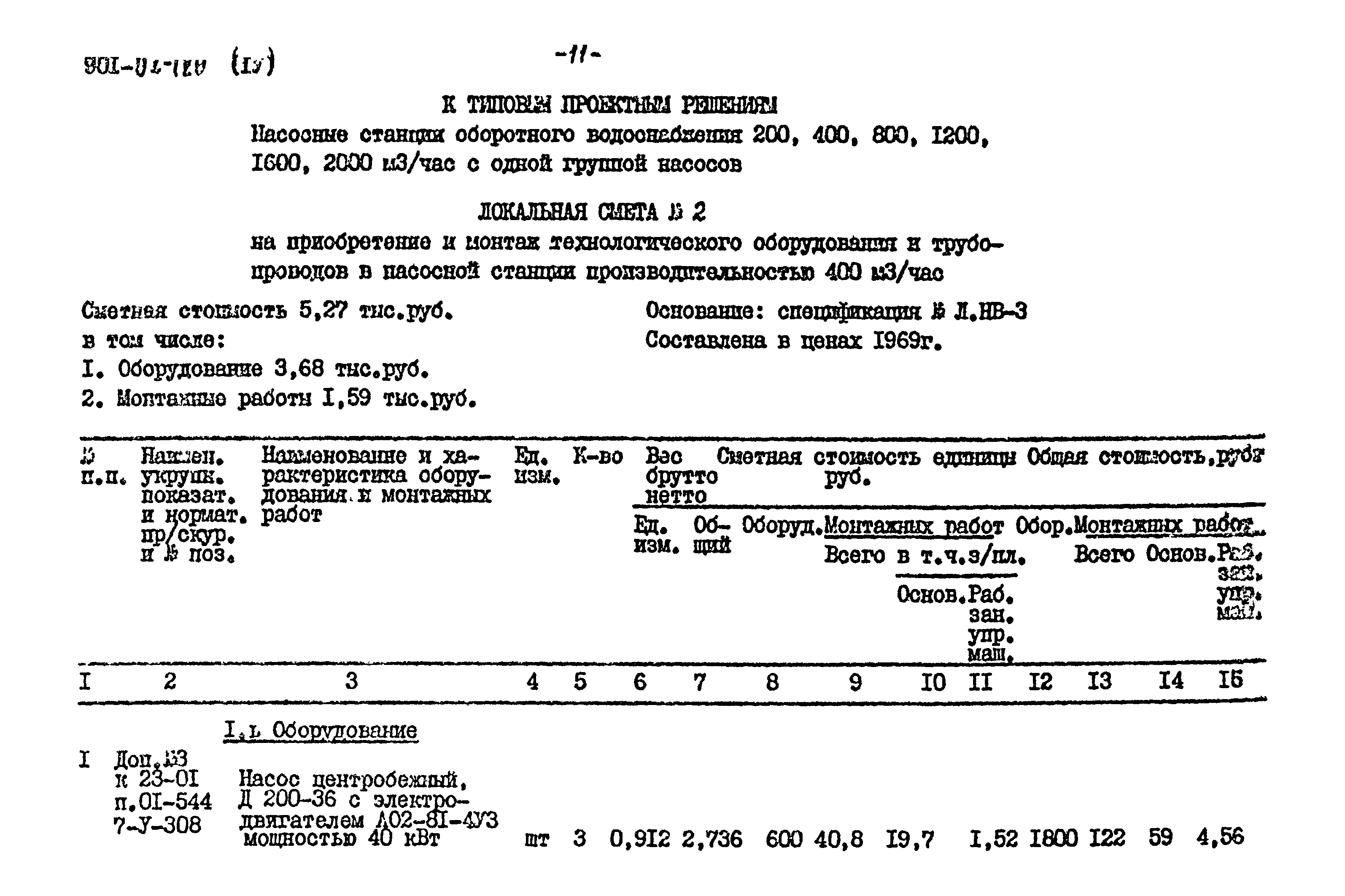 Типовые проектные решения 901-02-120