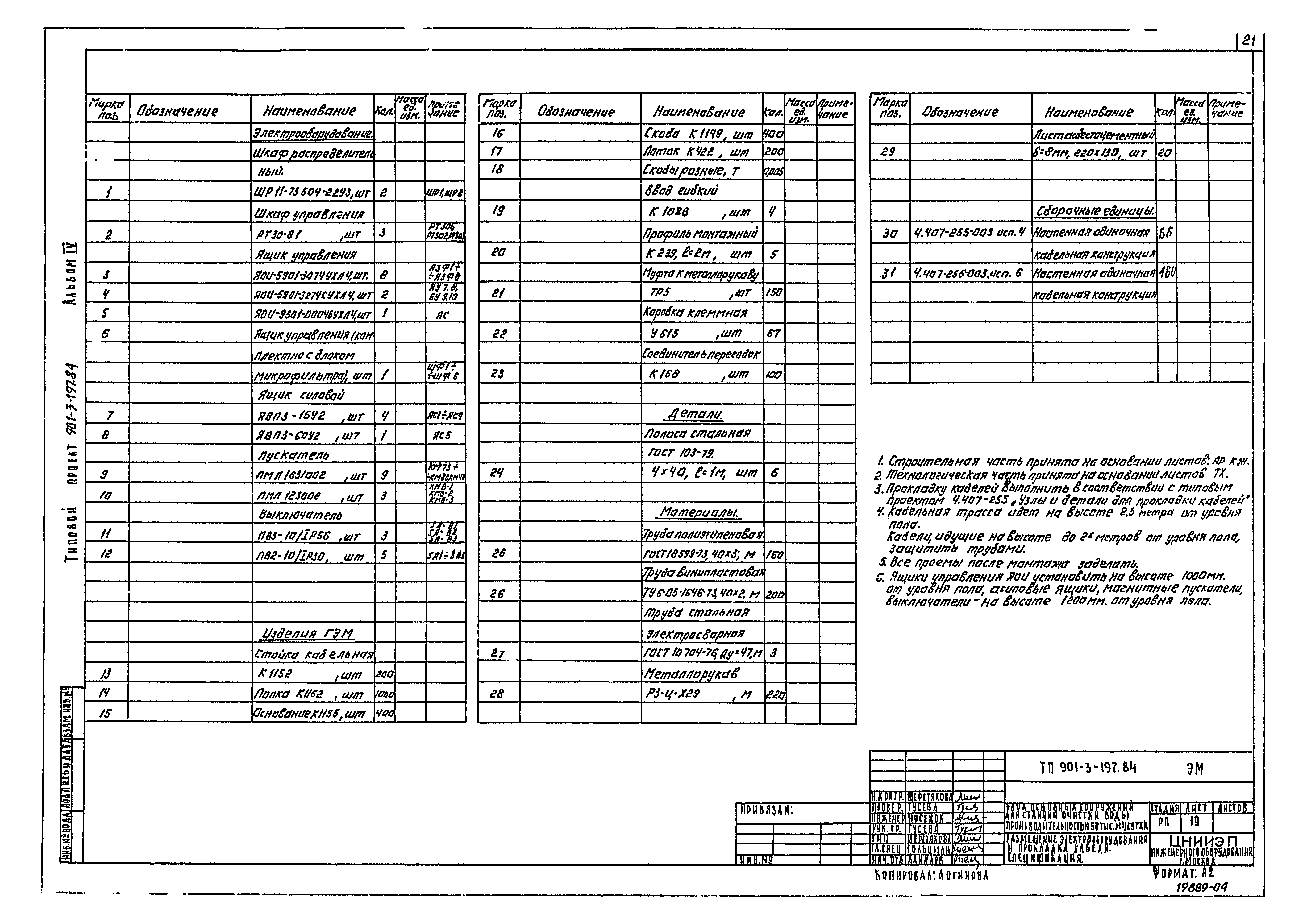 Типовой проект 901-3-197.84