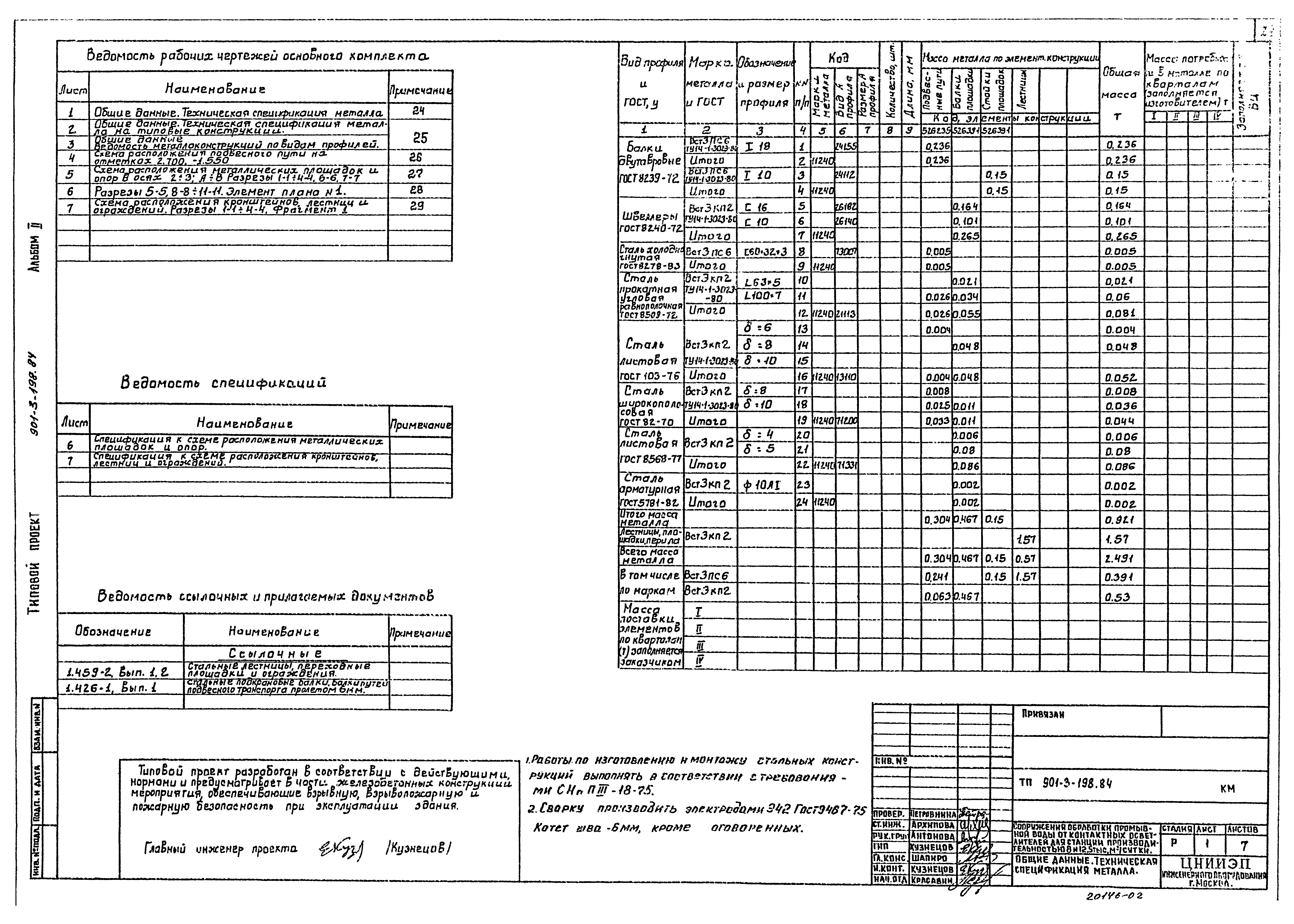 Типовой проект 901-3-198.84