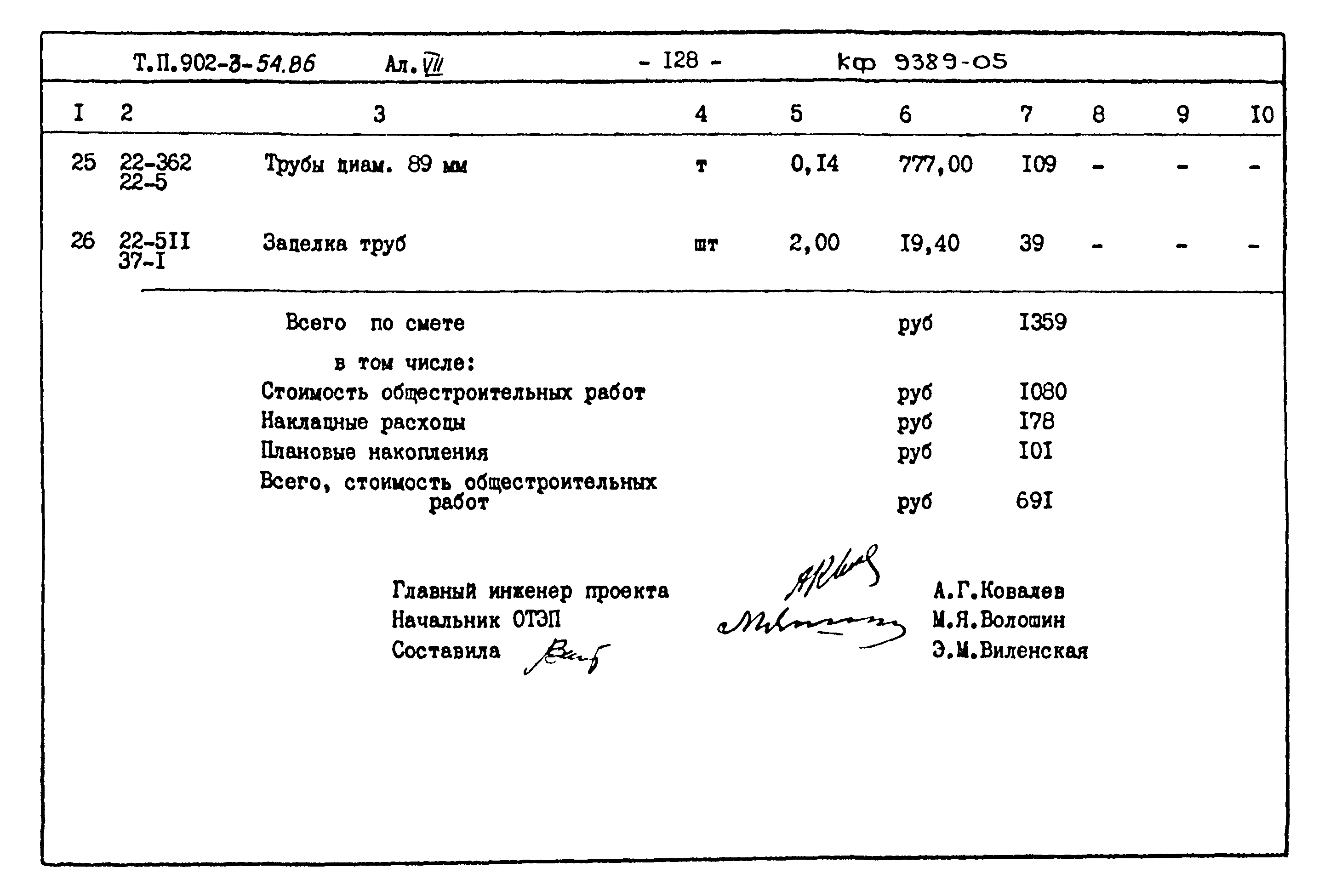 Типовой проект 902-3-54.86