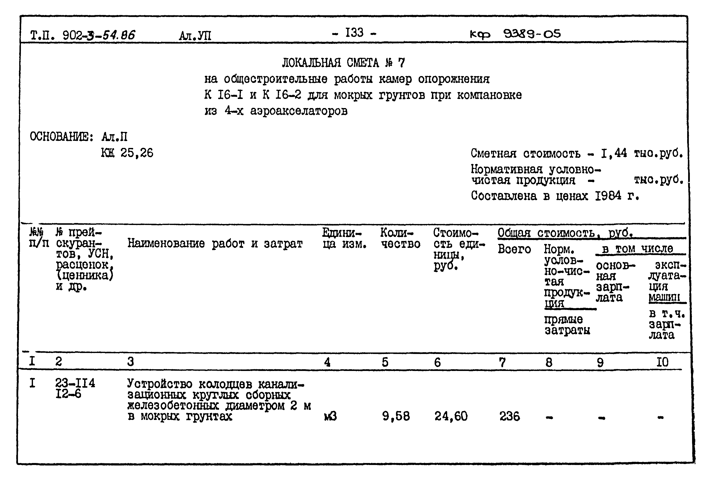 Типовой проект 902-3-54.86