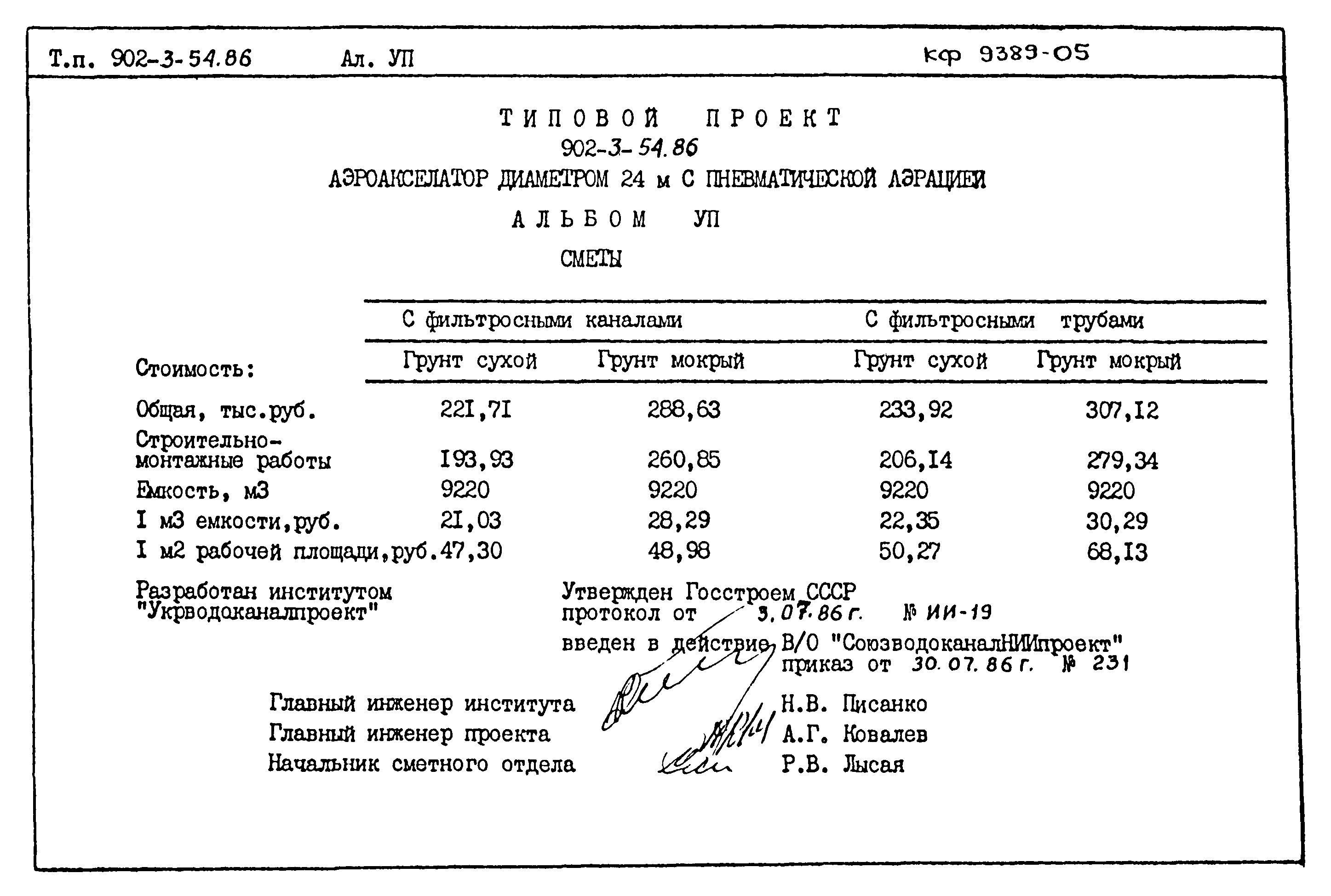 Типовой проект 902-3-54.86