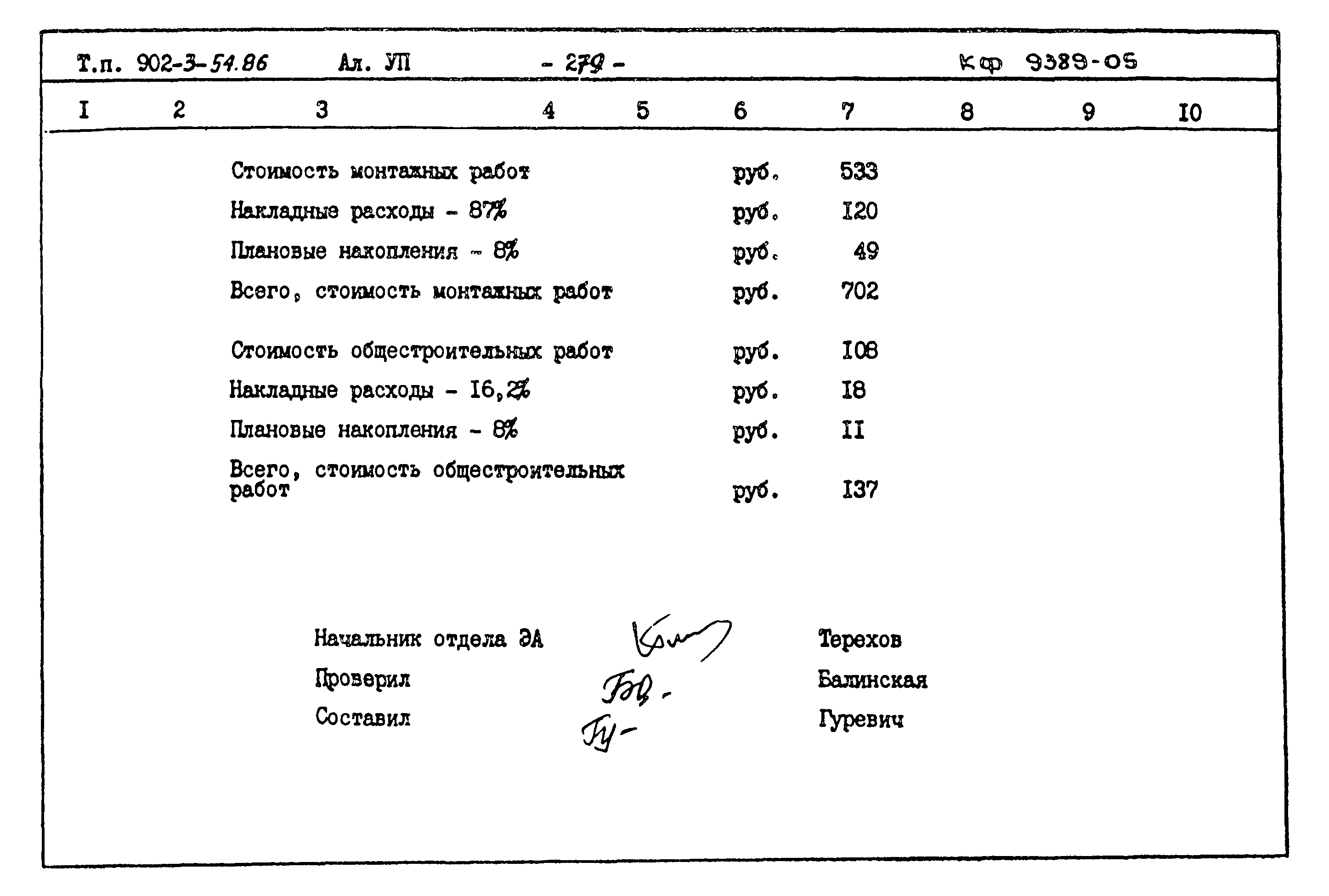 Типовой проект 902-3-54.86