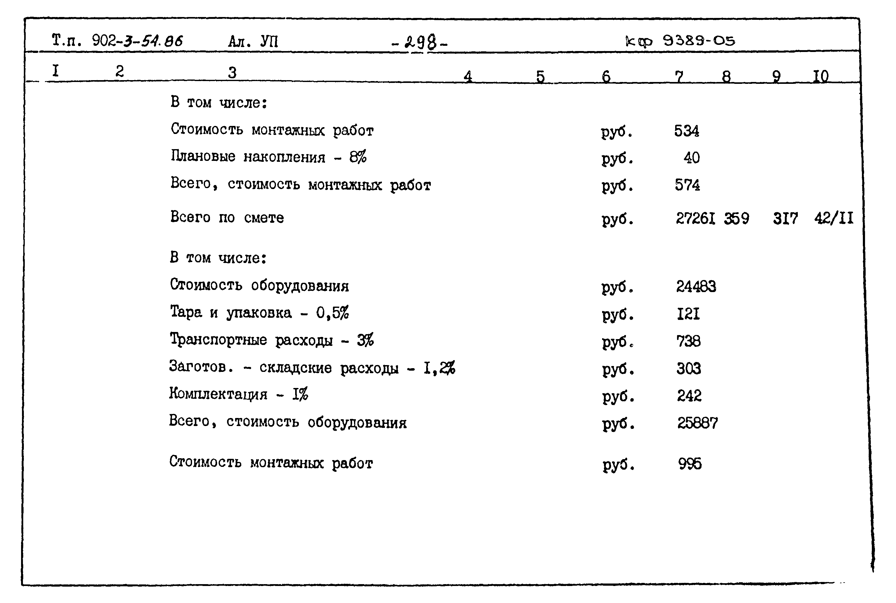 Типовой проект 902-3-54.86