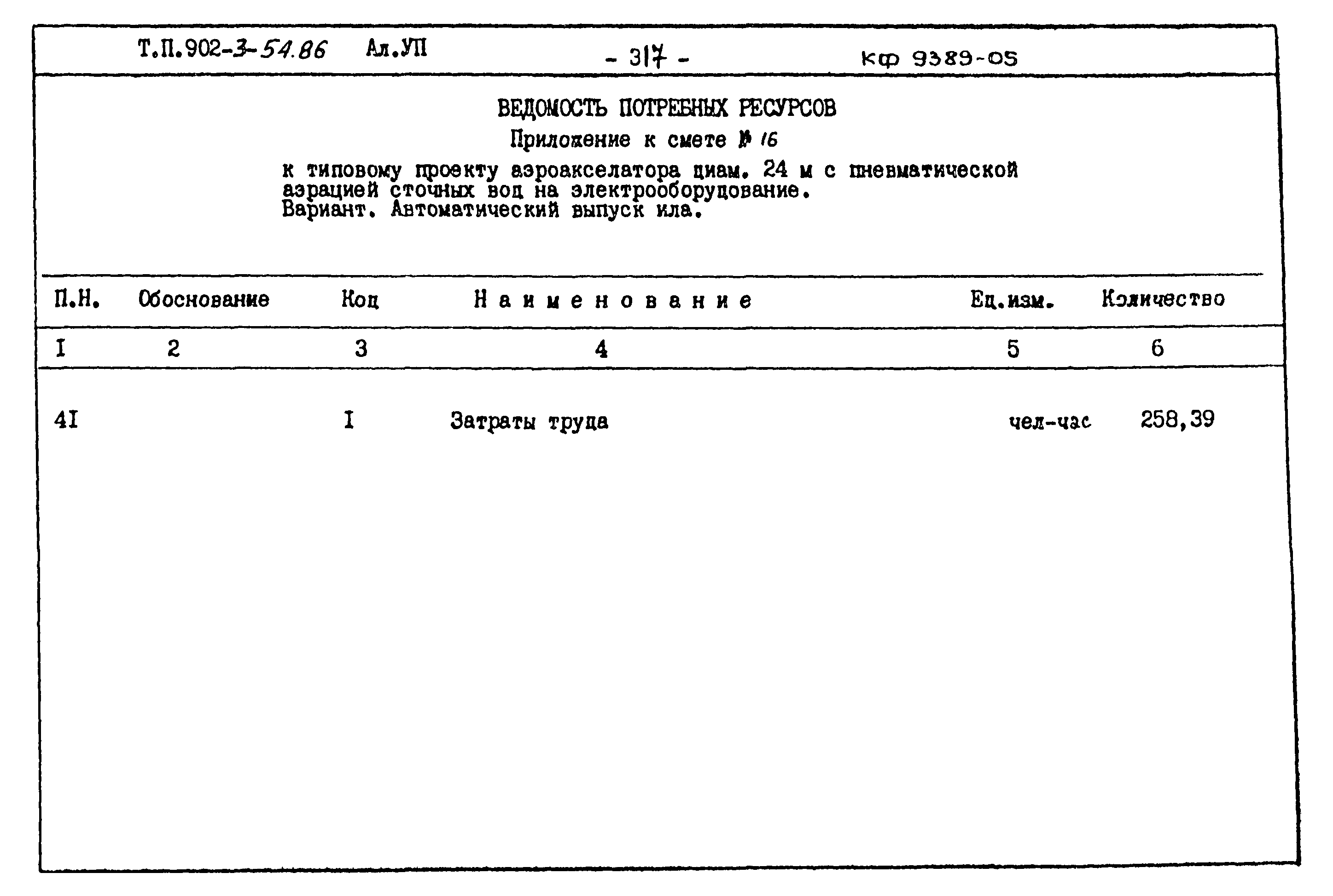 Типовой проект 902-3-54.86