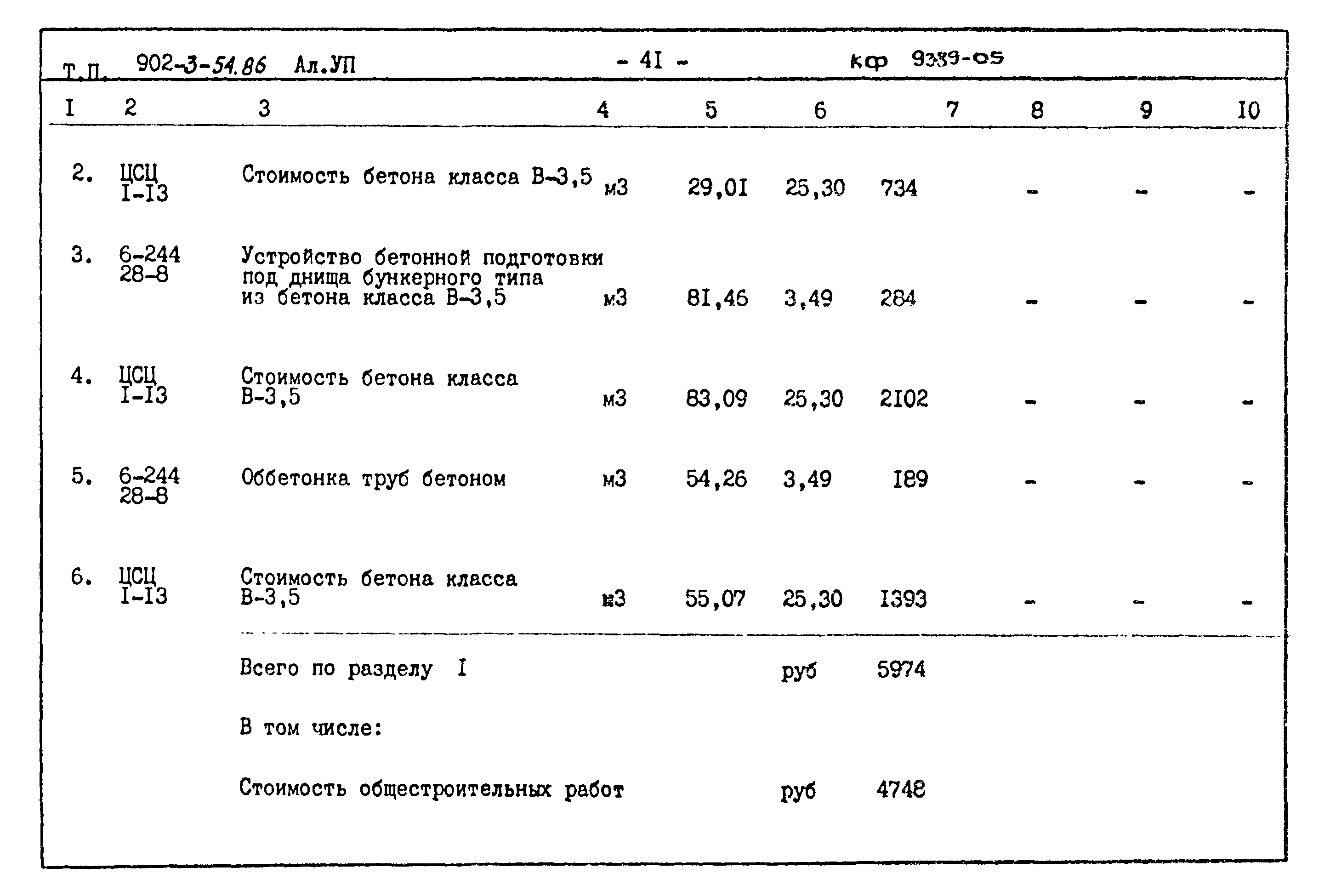 Типовой проект 902-3-54.86