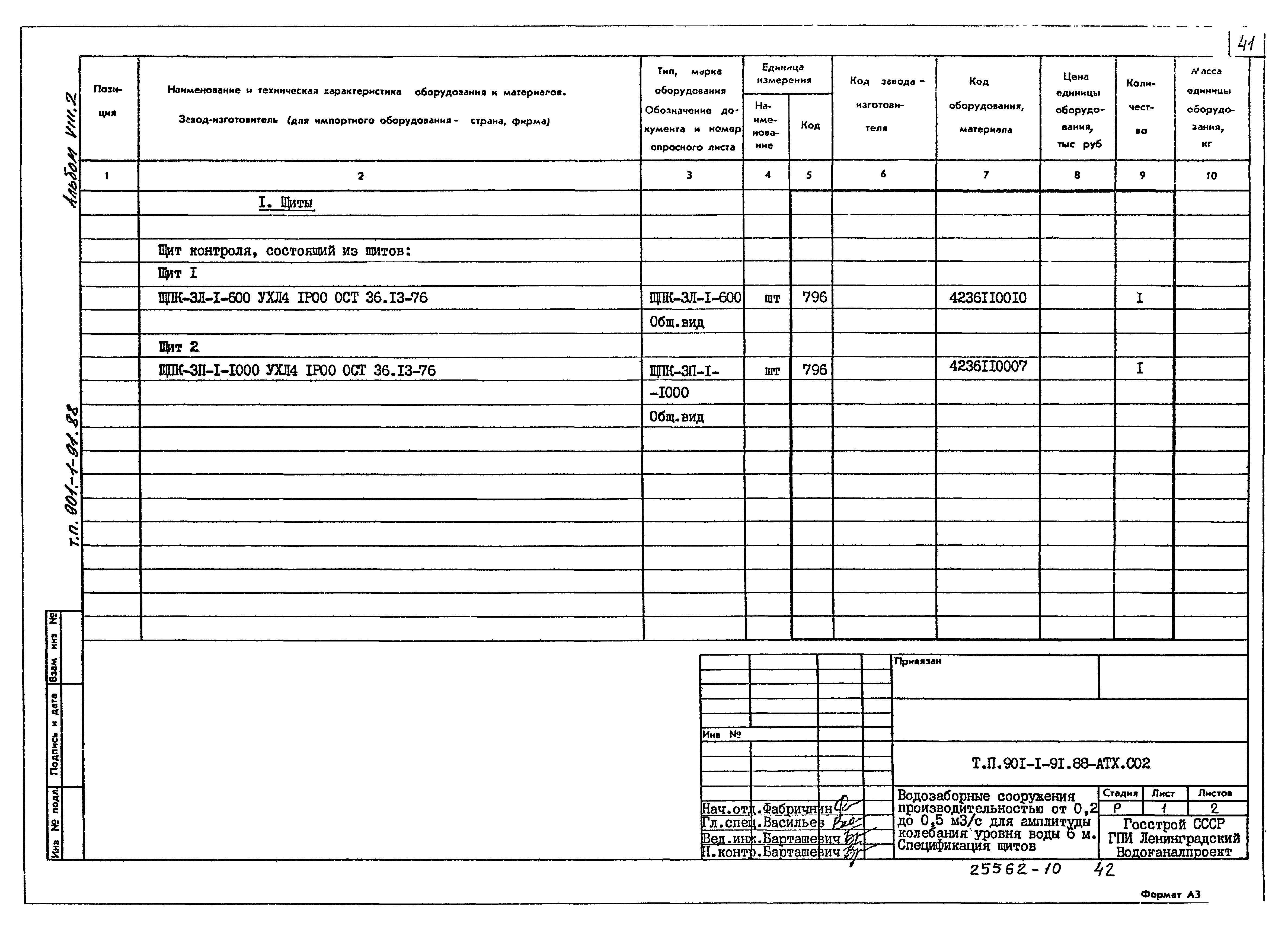 Типовой проект 901-1-92.88