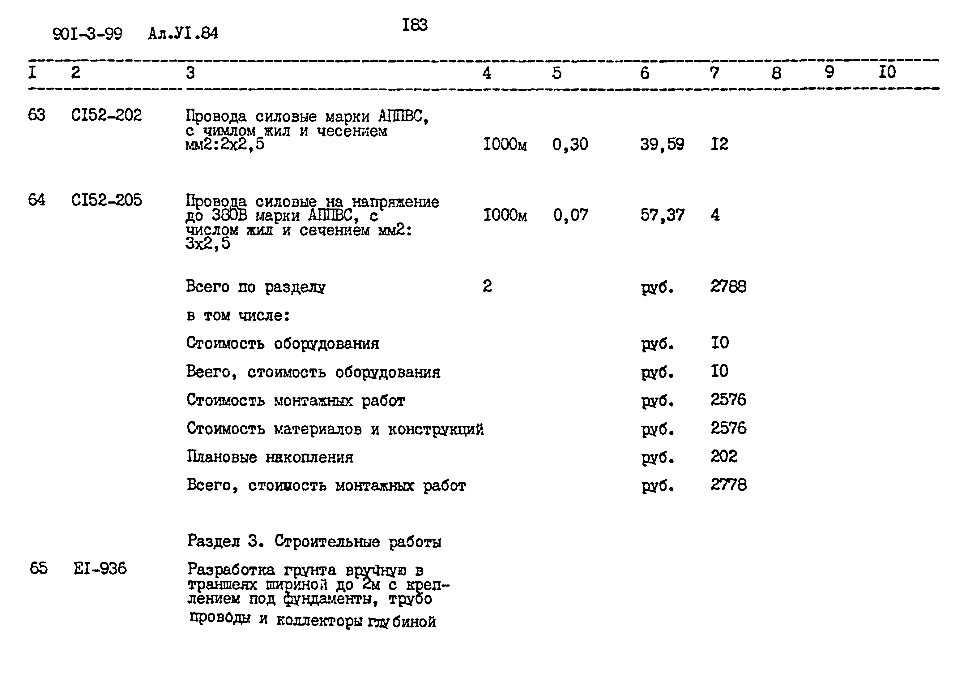 Типовой проект 901-3-99