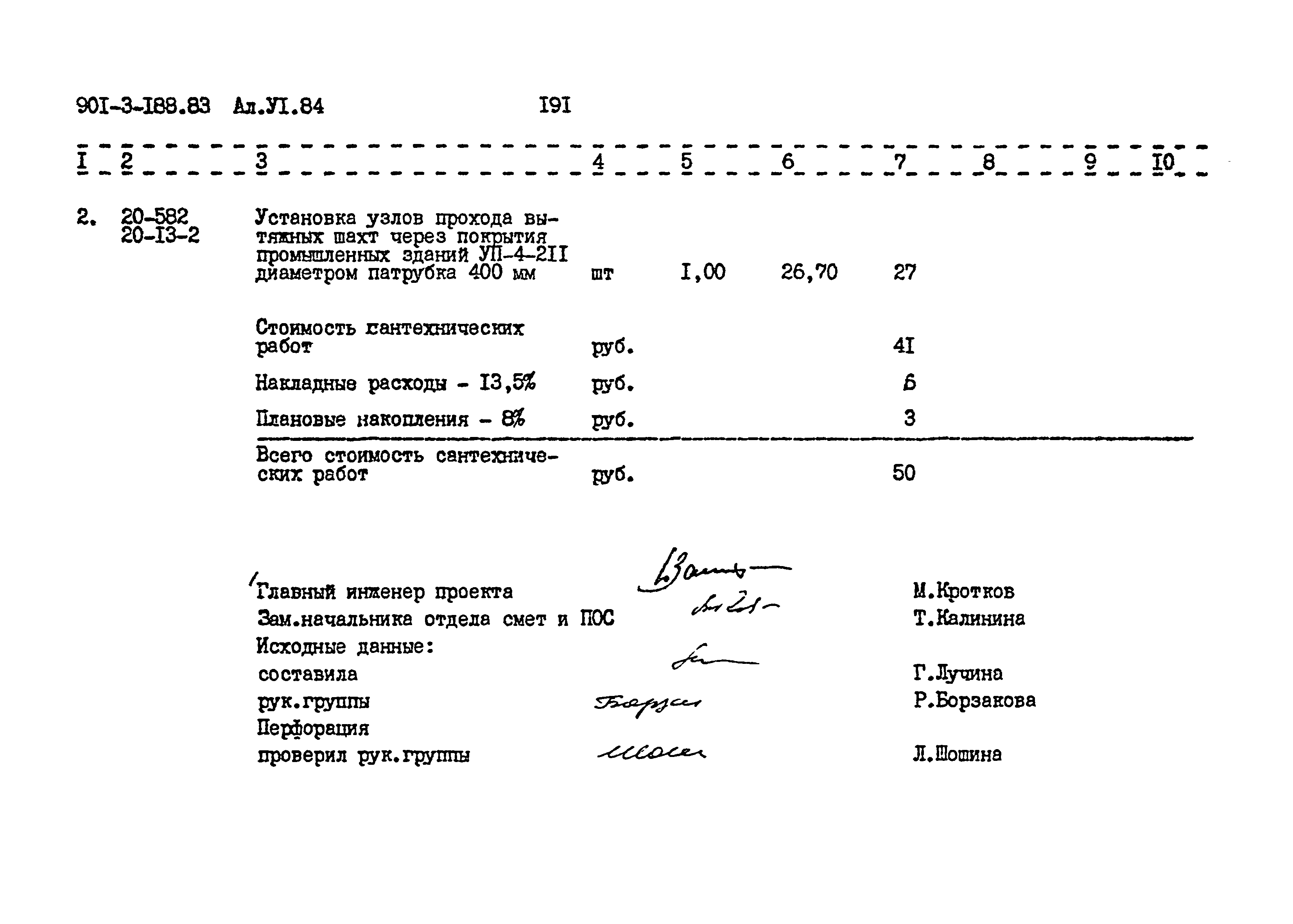 Типовой проект 901-3-188.83