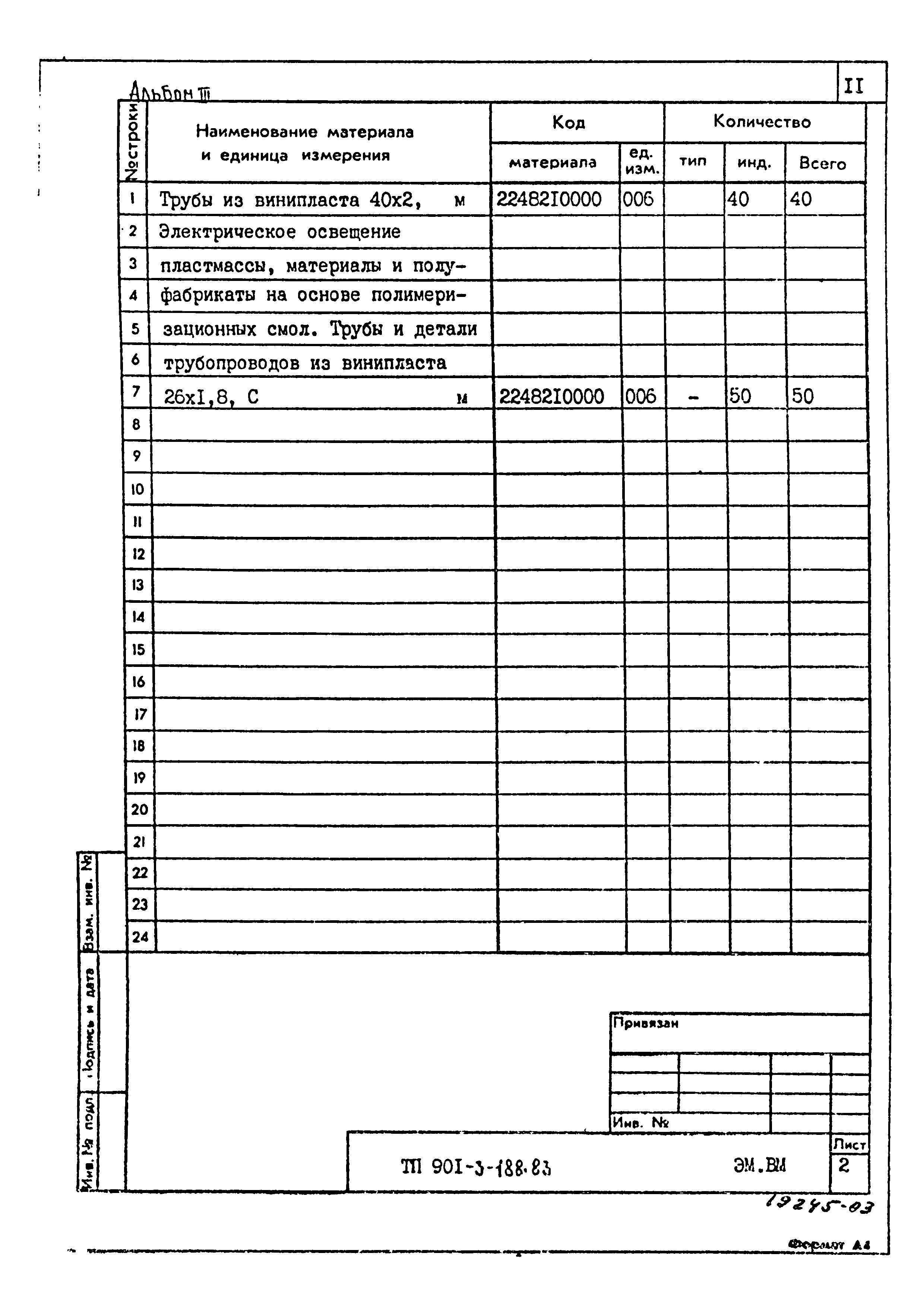 Типовой проект 901-3-188.83