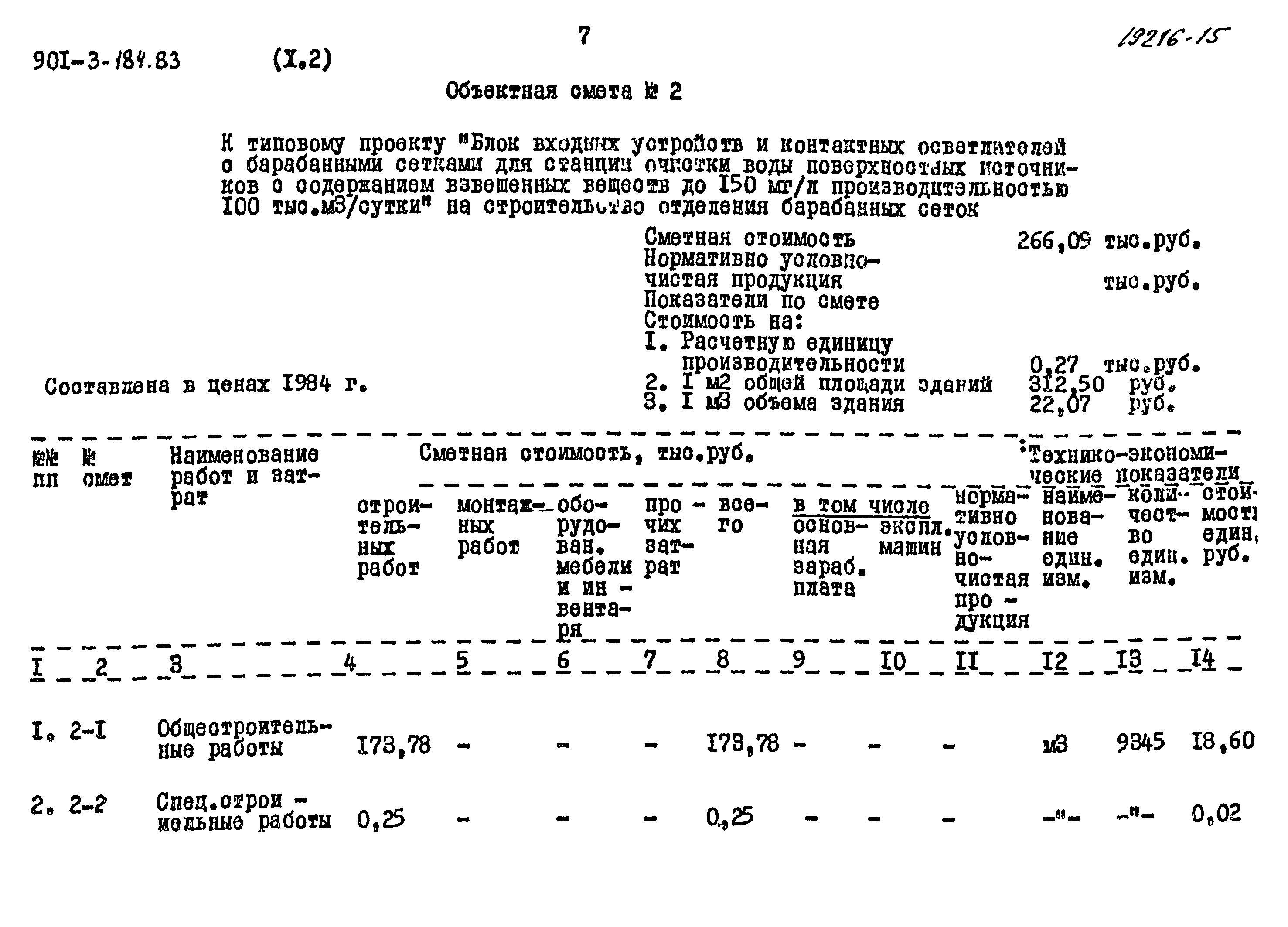 Типовой проект 901-3-184.83