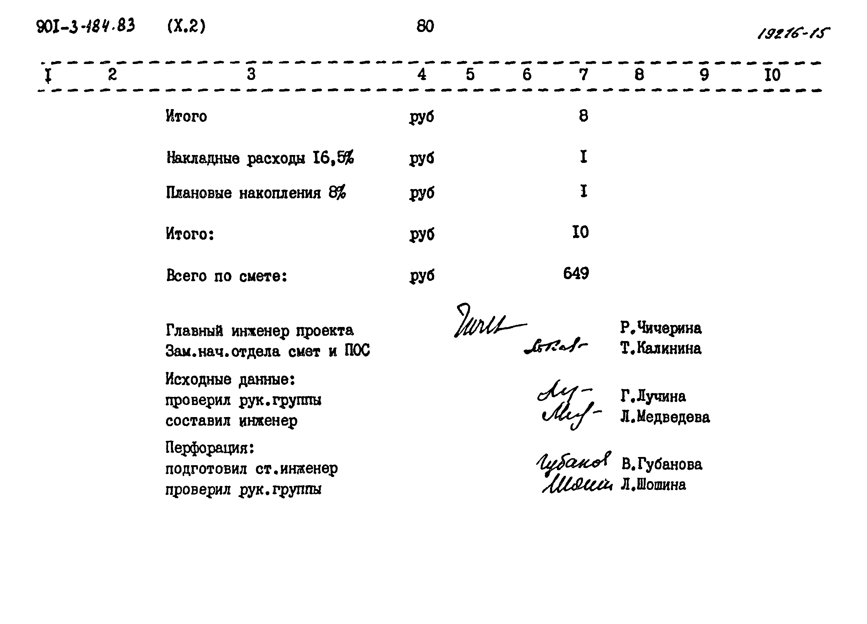 Типовой проект 901-3-184.83