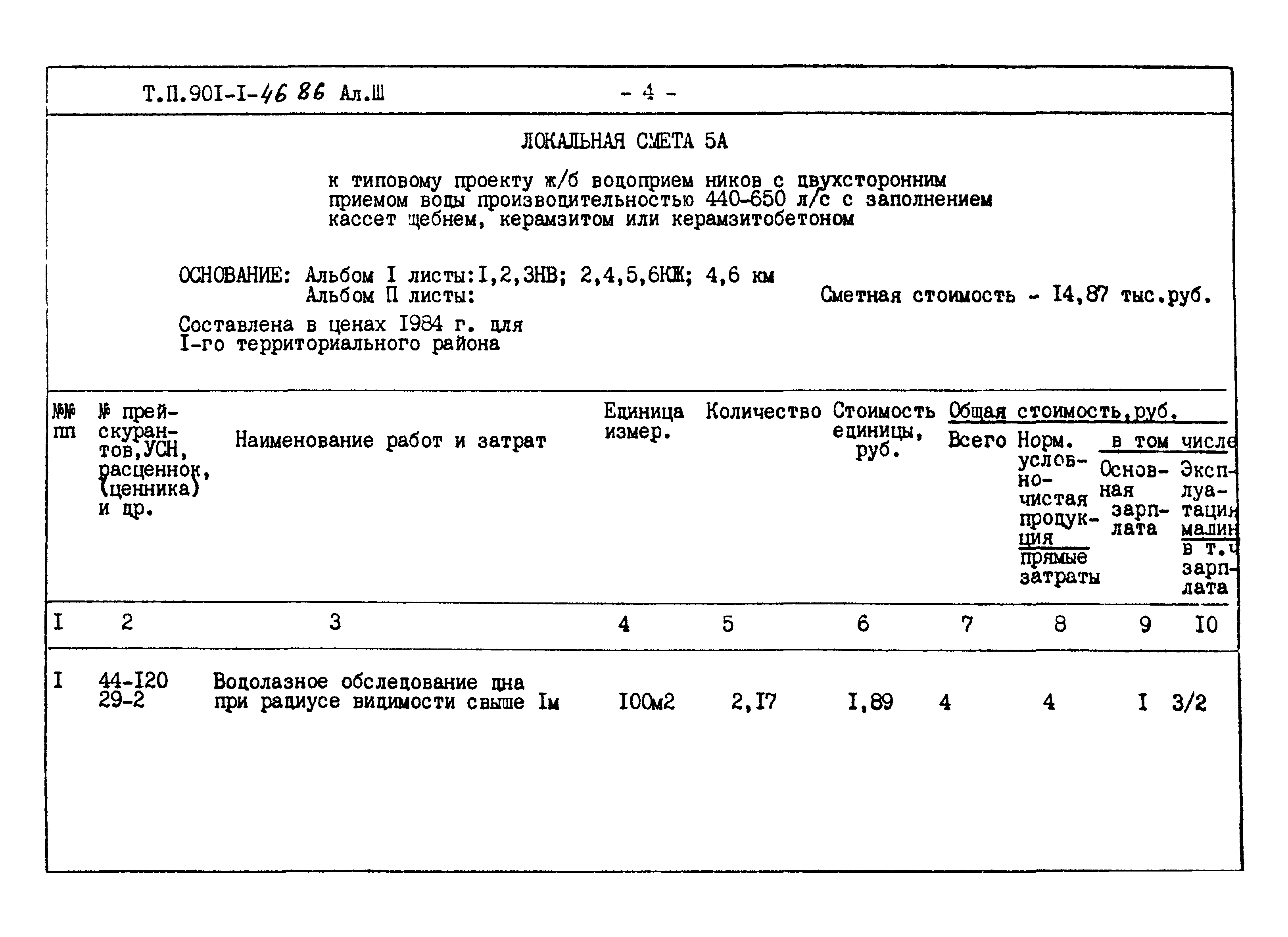 Типовой проект 901-1-46.86