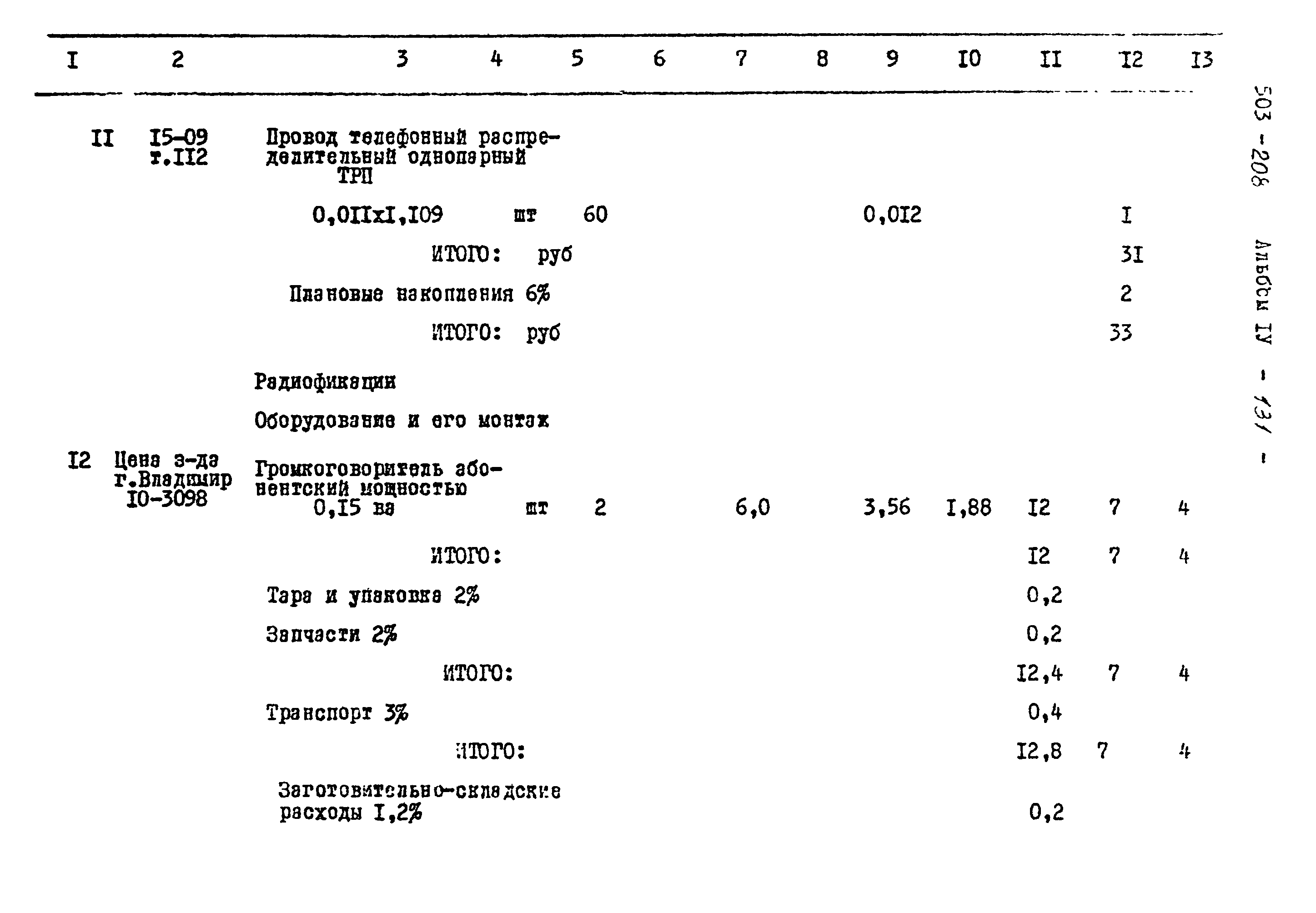 Типовой проект 503-208