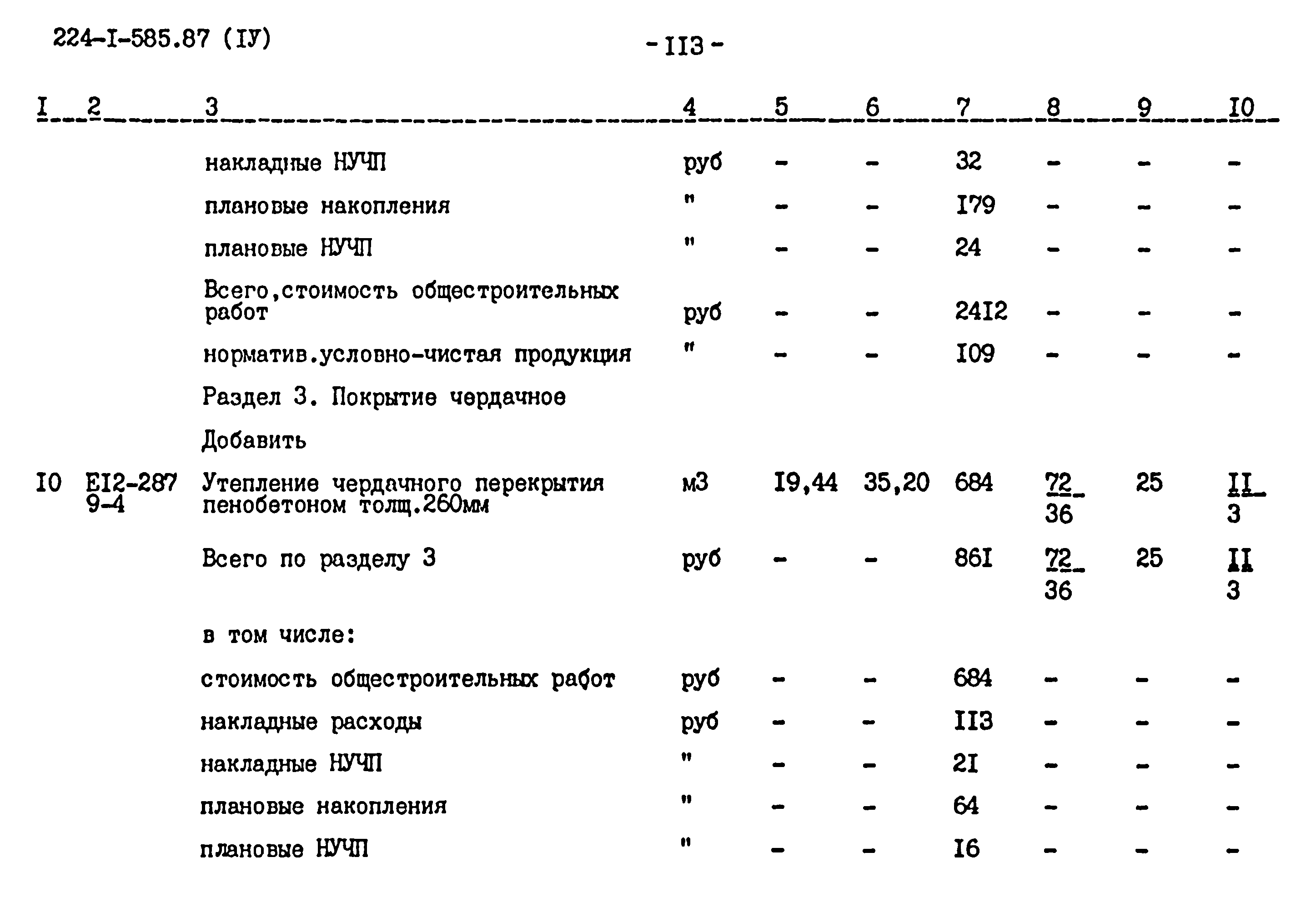 Типовой проект 224-1-585.87