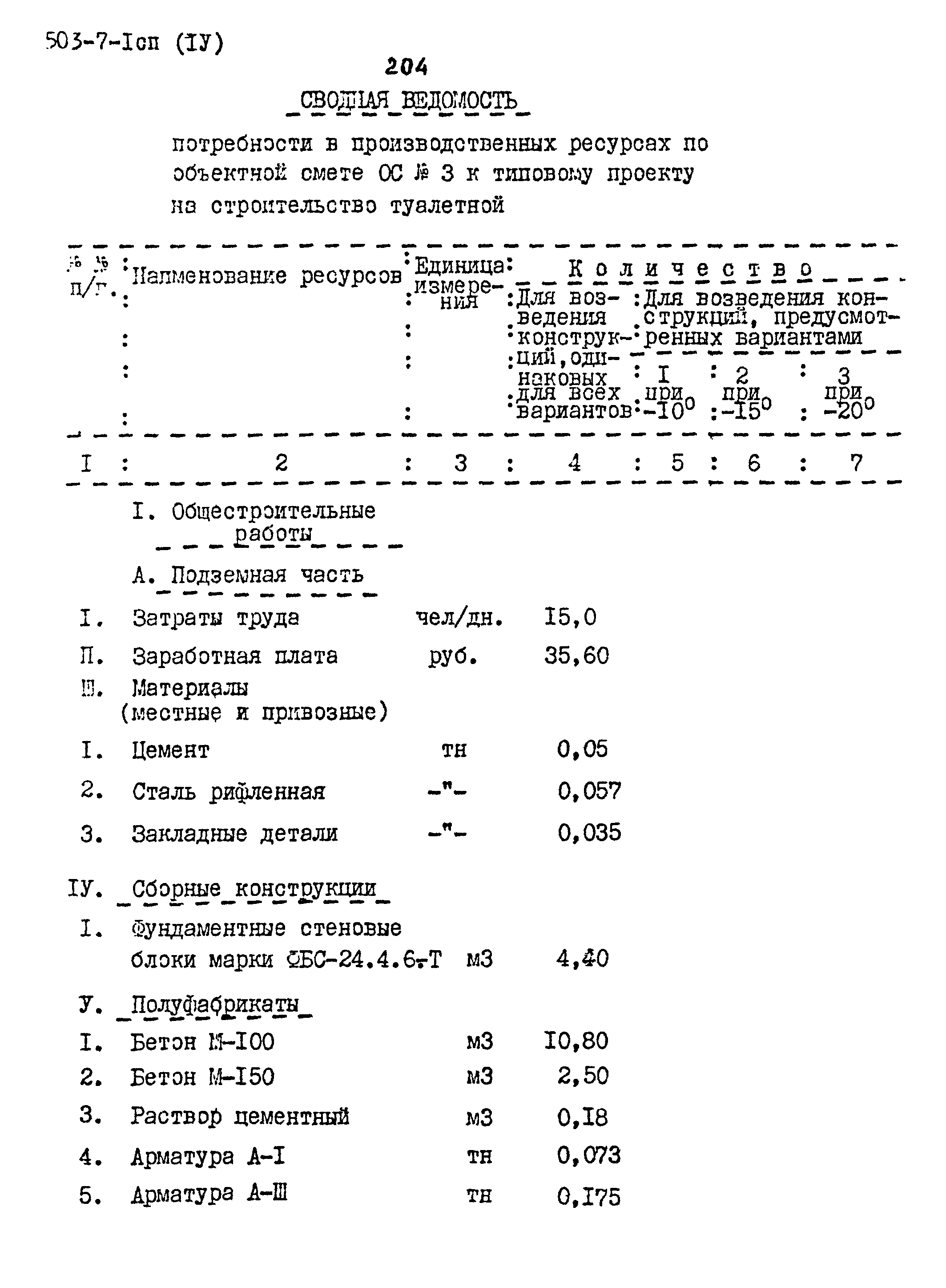 Типовой проект 503-7-1сп