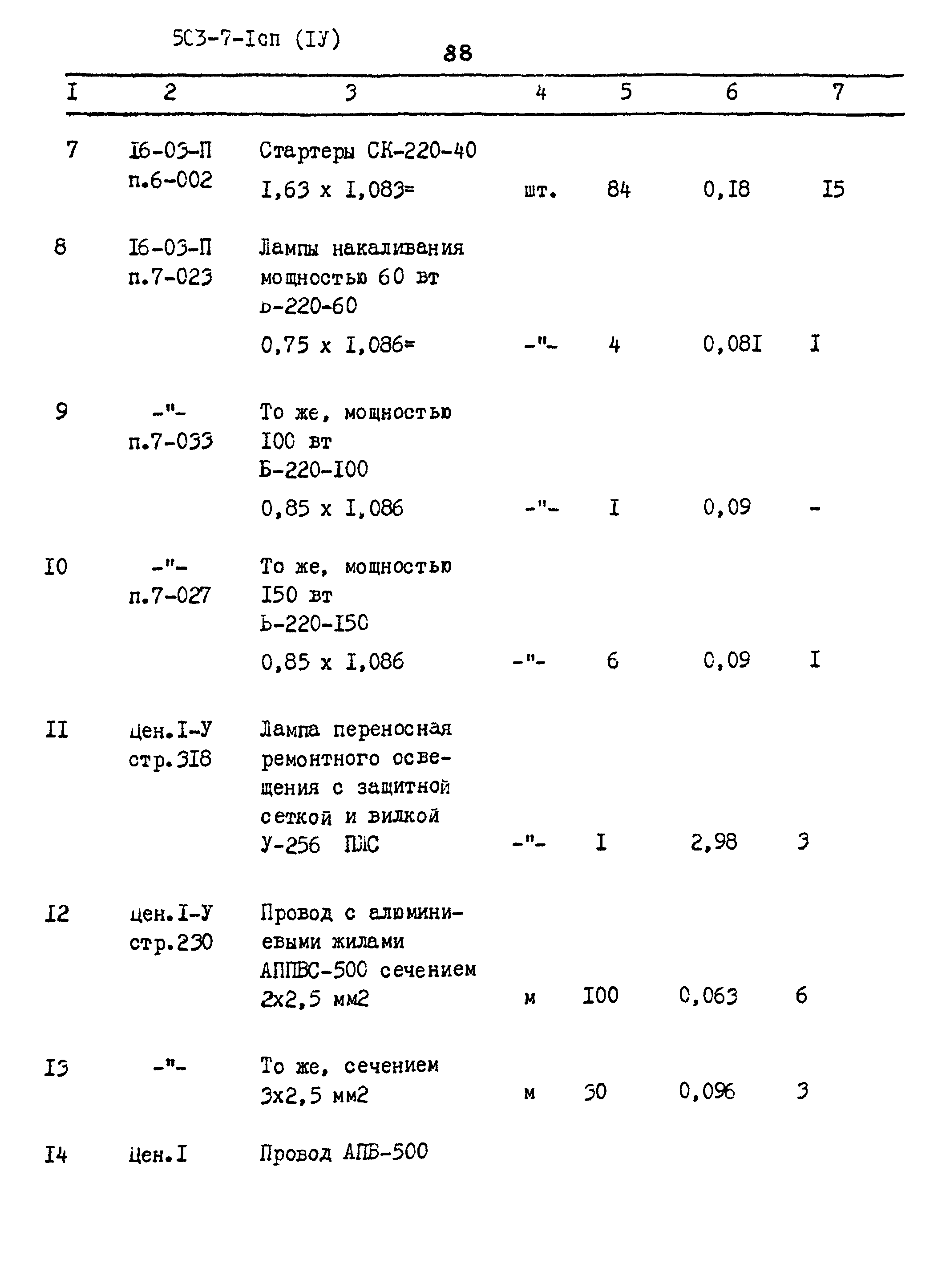 Типовой проект 503-7-1сп