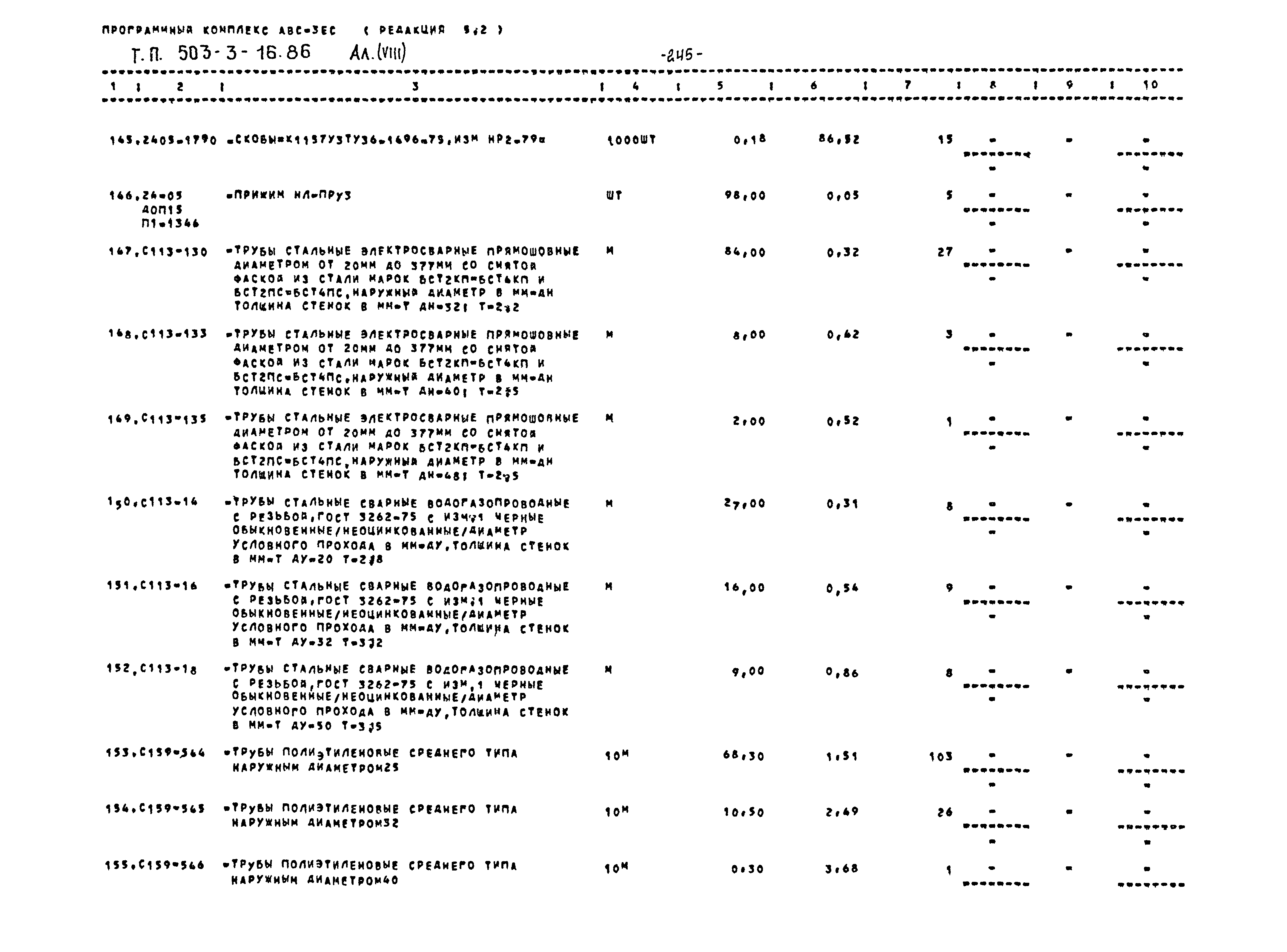 Типовой проект 503-3-16.86