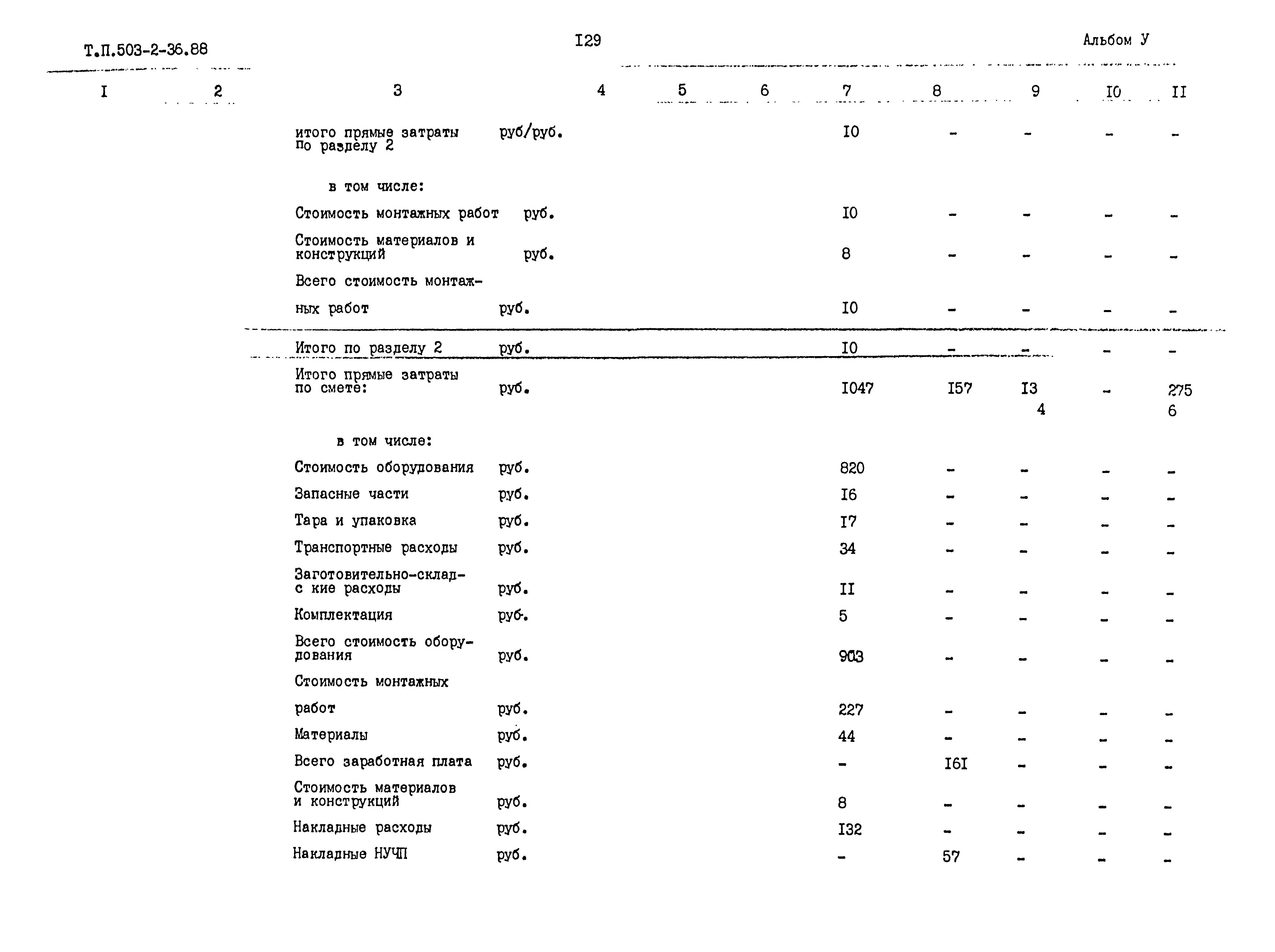 Типовой проект 503-2-36.88