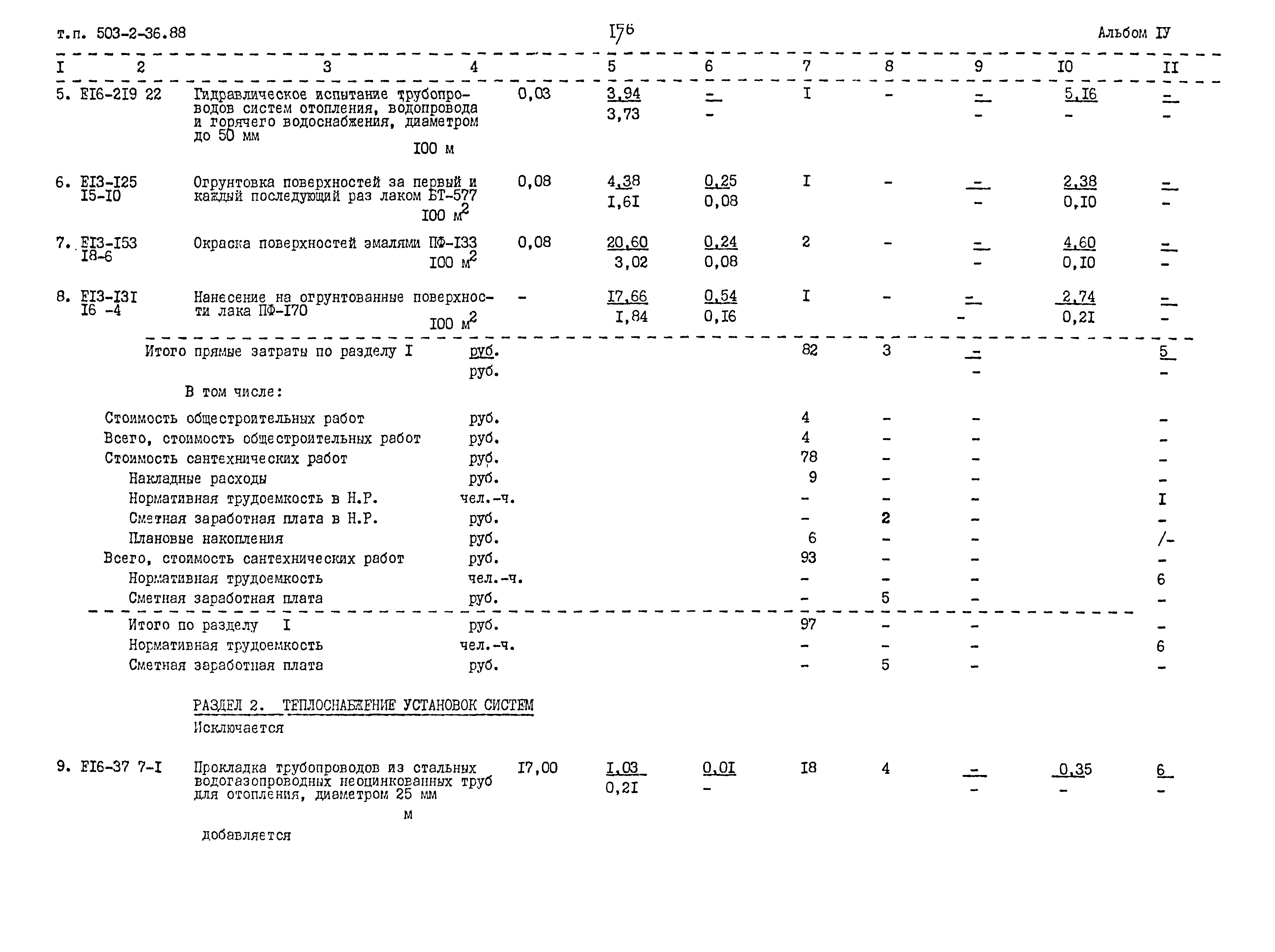 Типовой проект 503-2-36.88