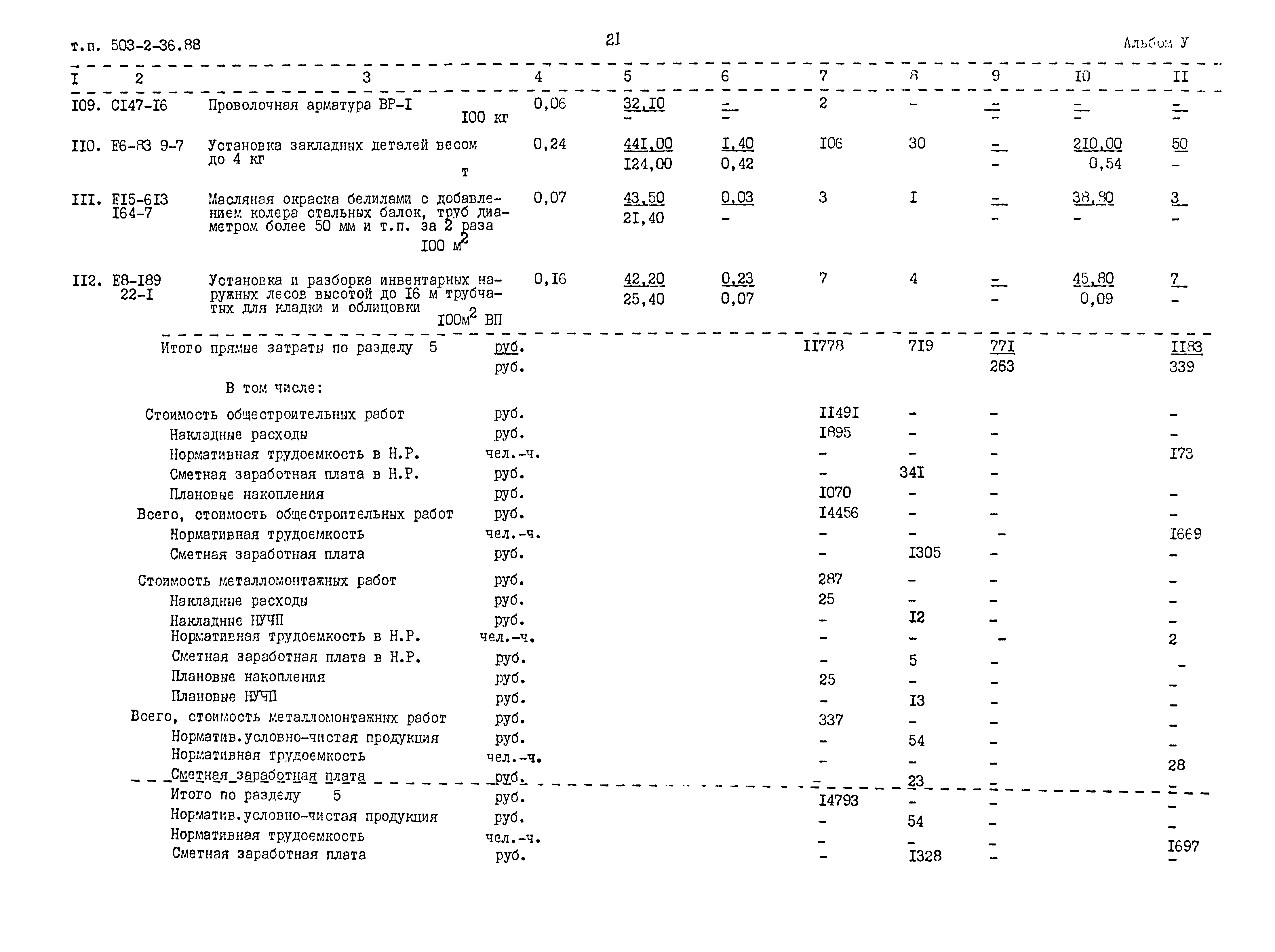 Типовой проект 503-2-36.88