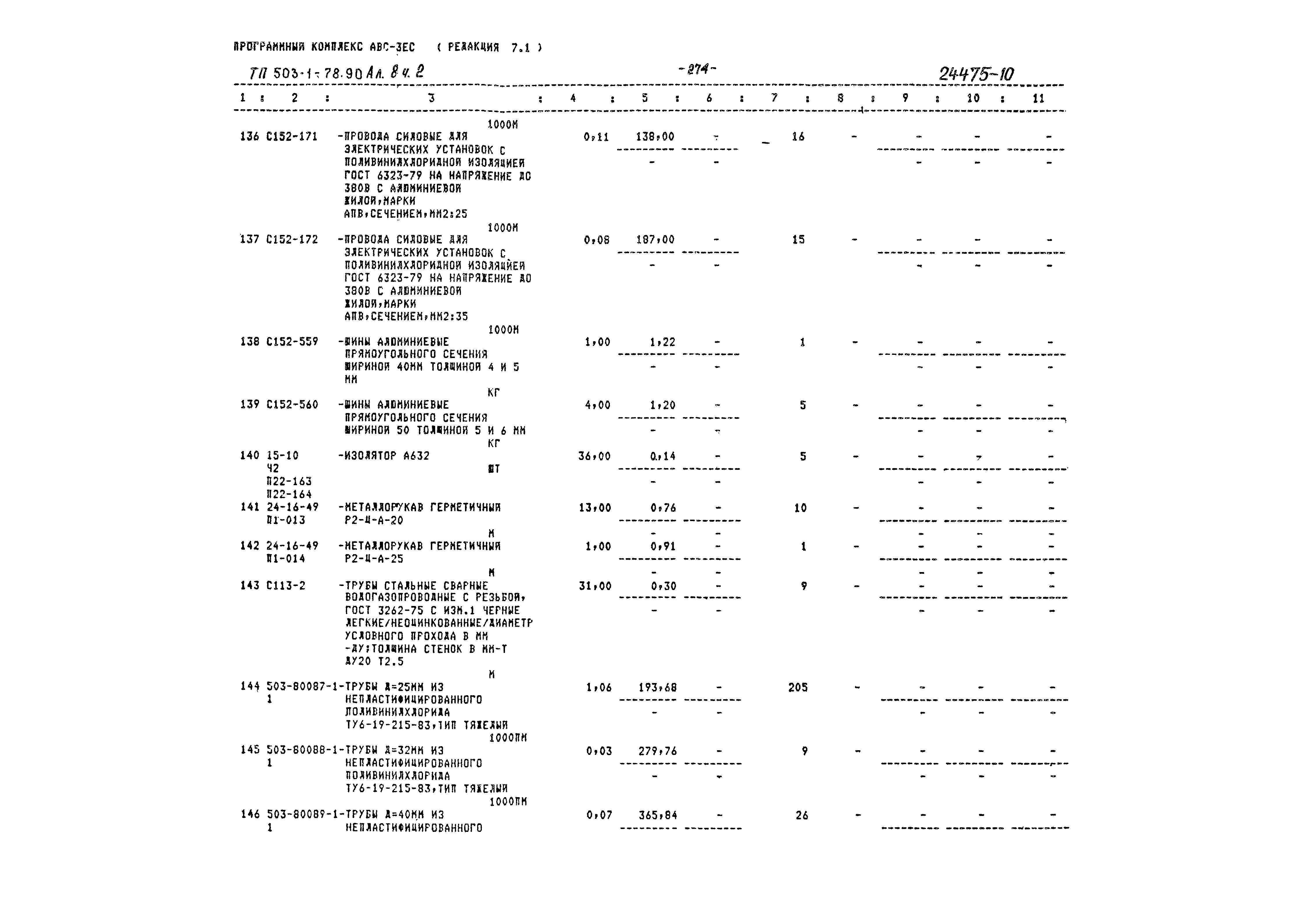 Типовой проект 503-1-78.90