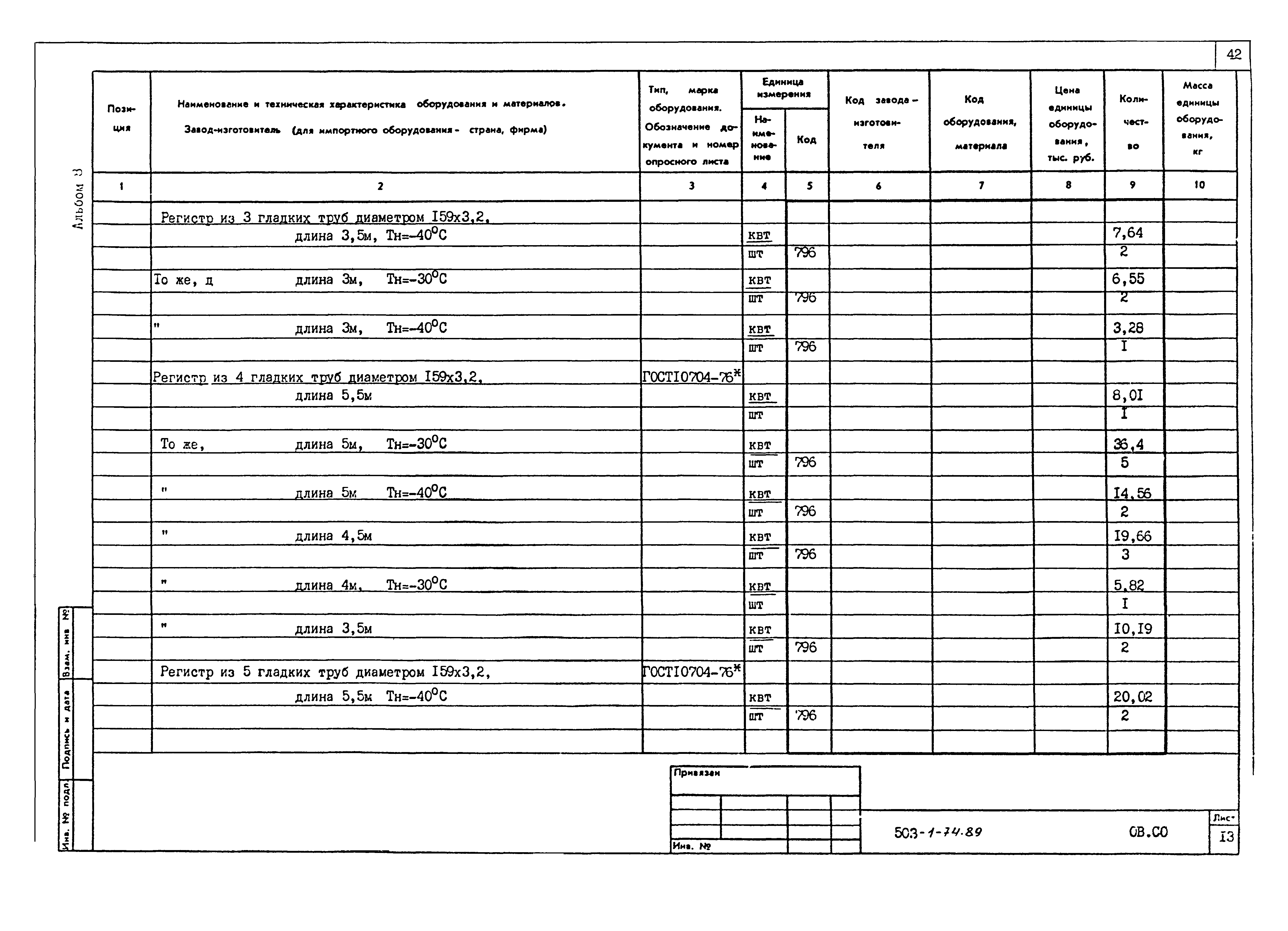 Типовой проект 503-1-74.89