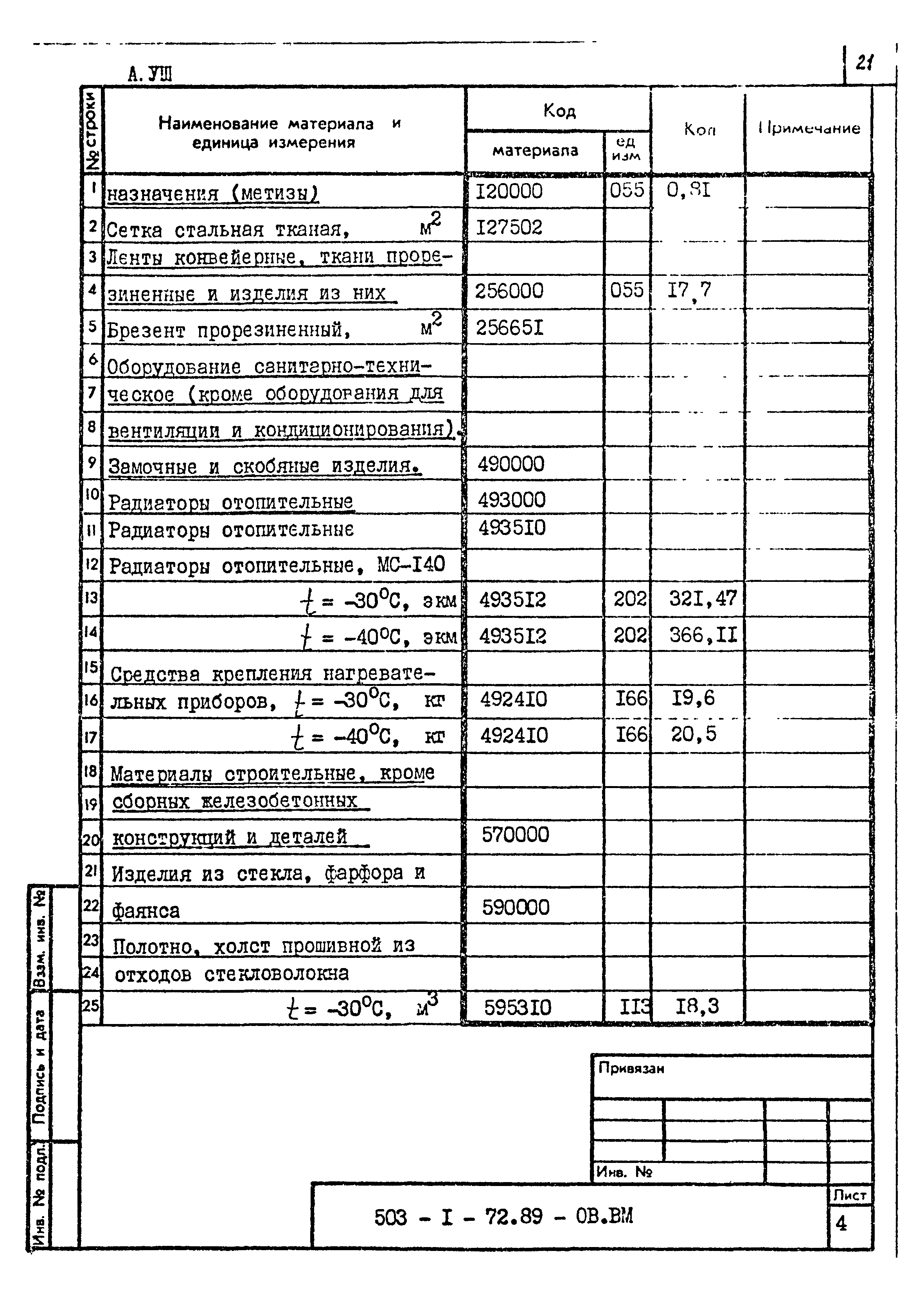 Типовой проект 503-1-72.89