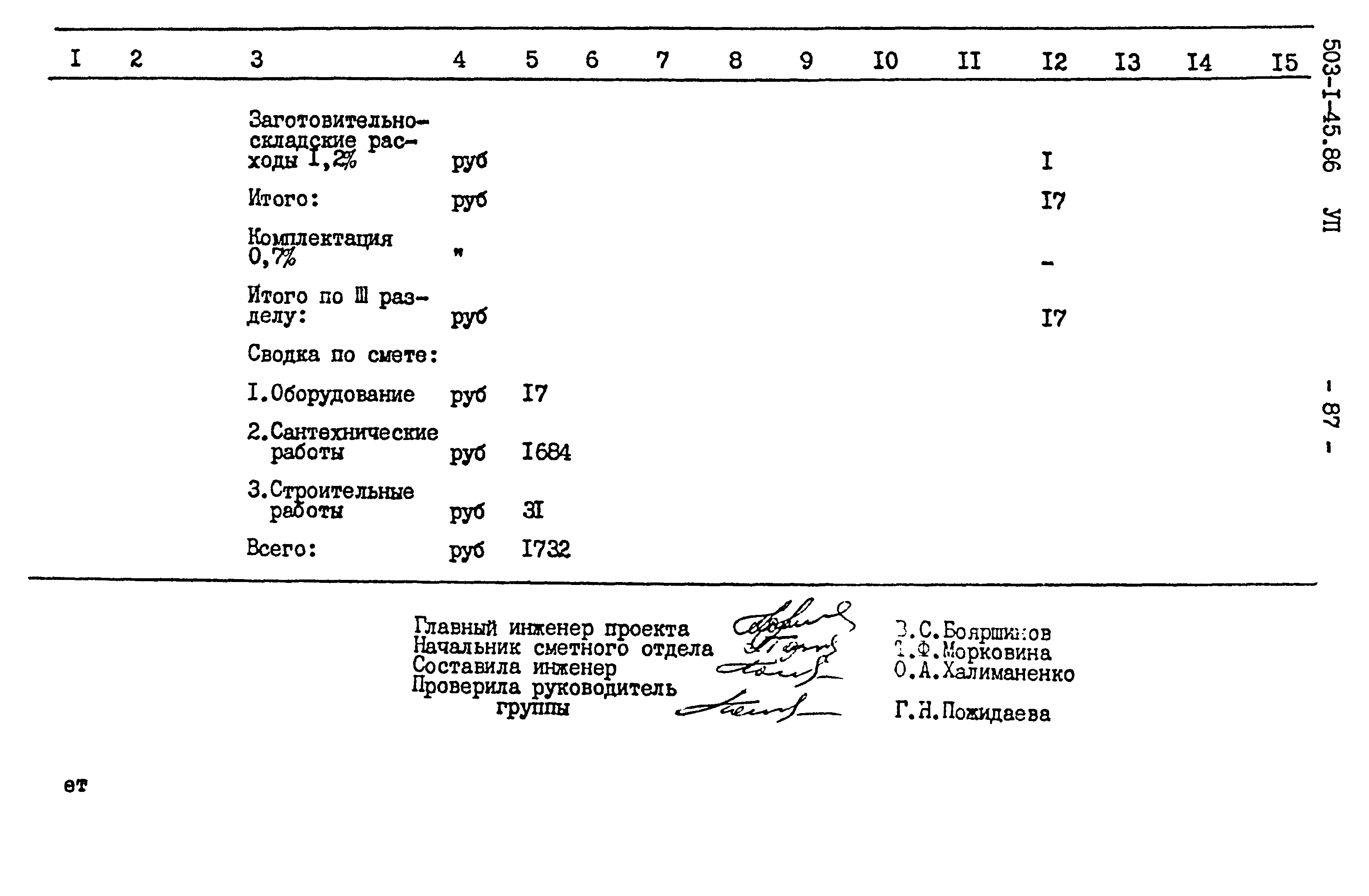 Типовой проект 503-1-45.86