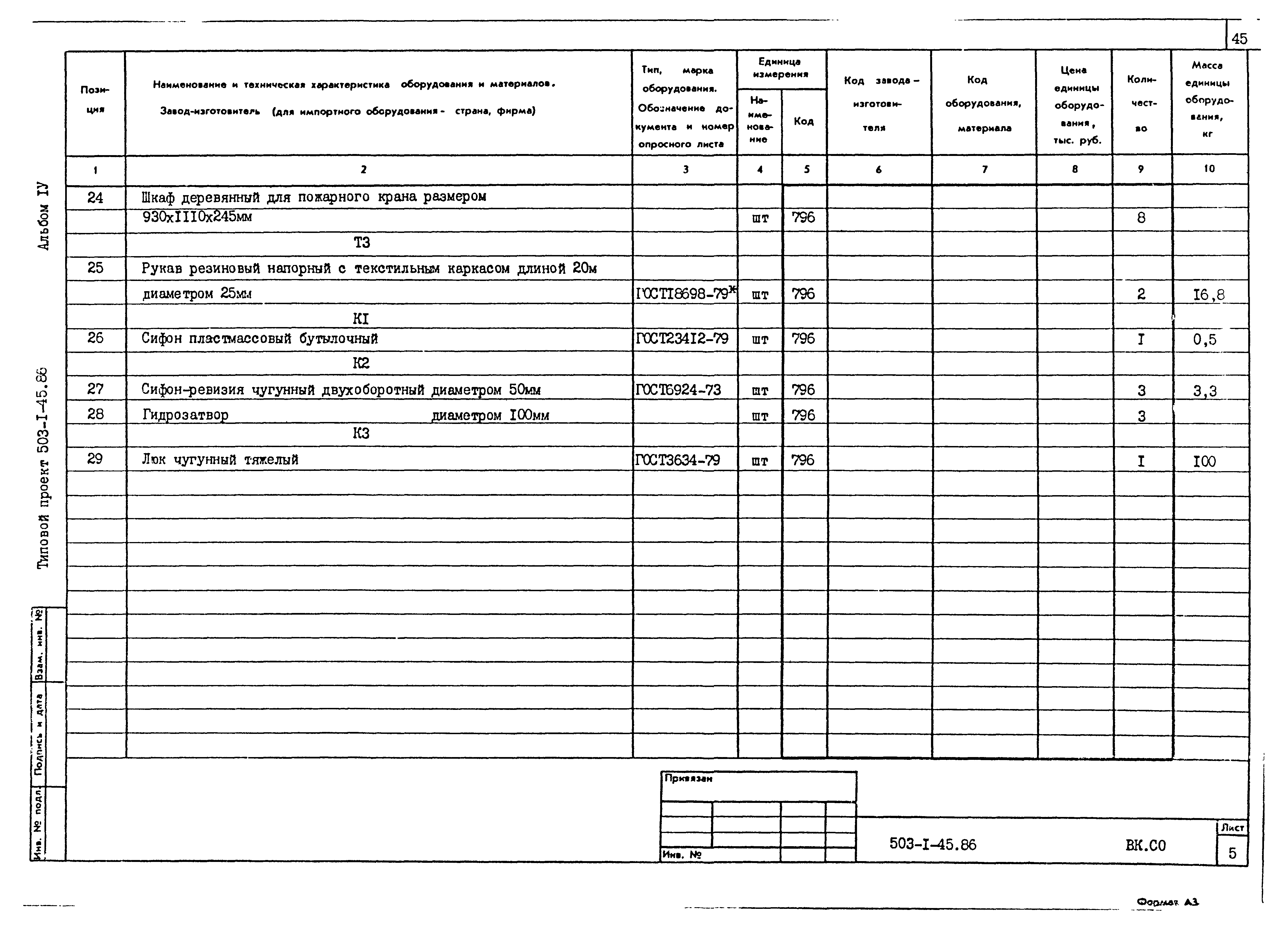 Типовой проект 503-1-45.86