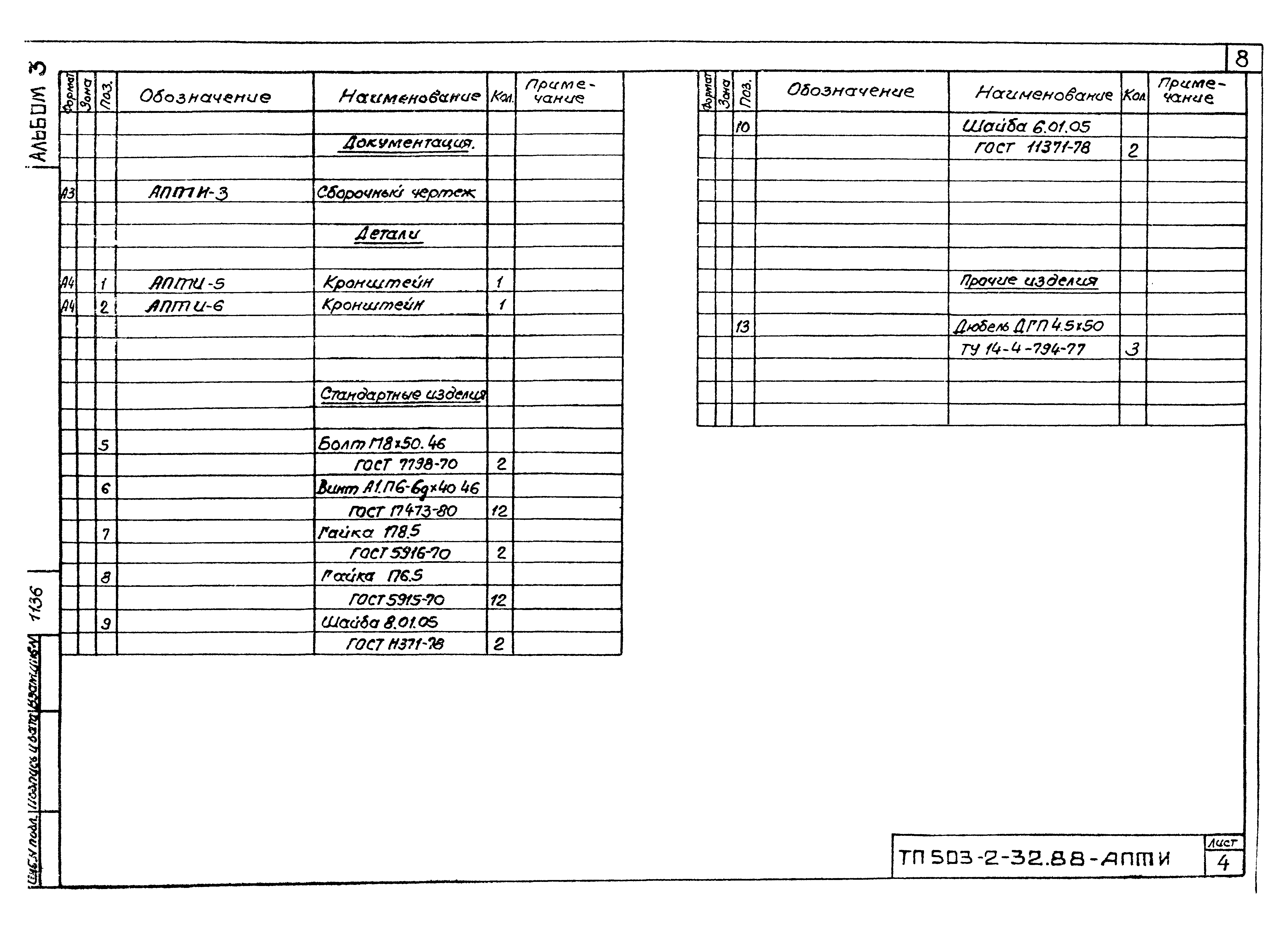 Типовой проект 503-2-32.88