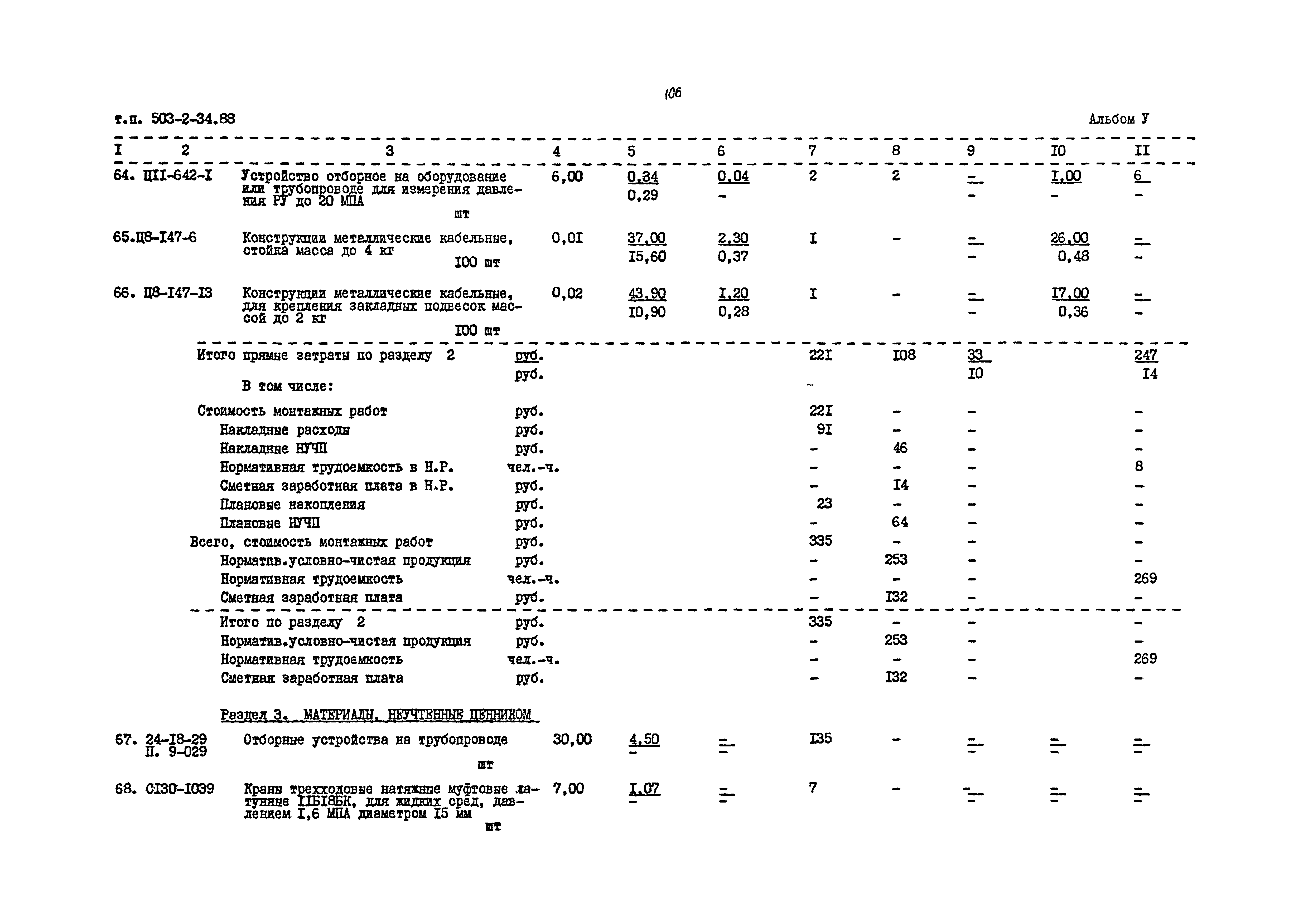 Типовой проект 503-2-34.88