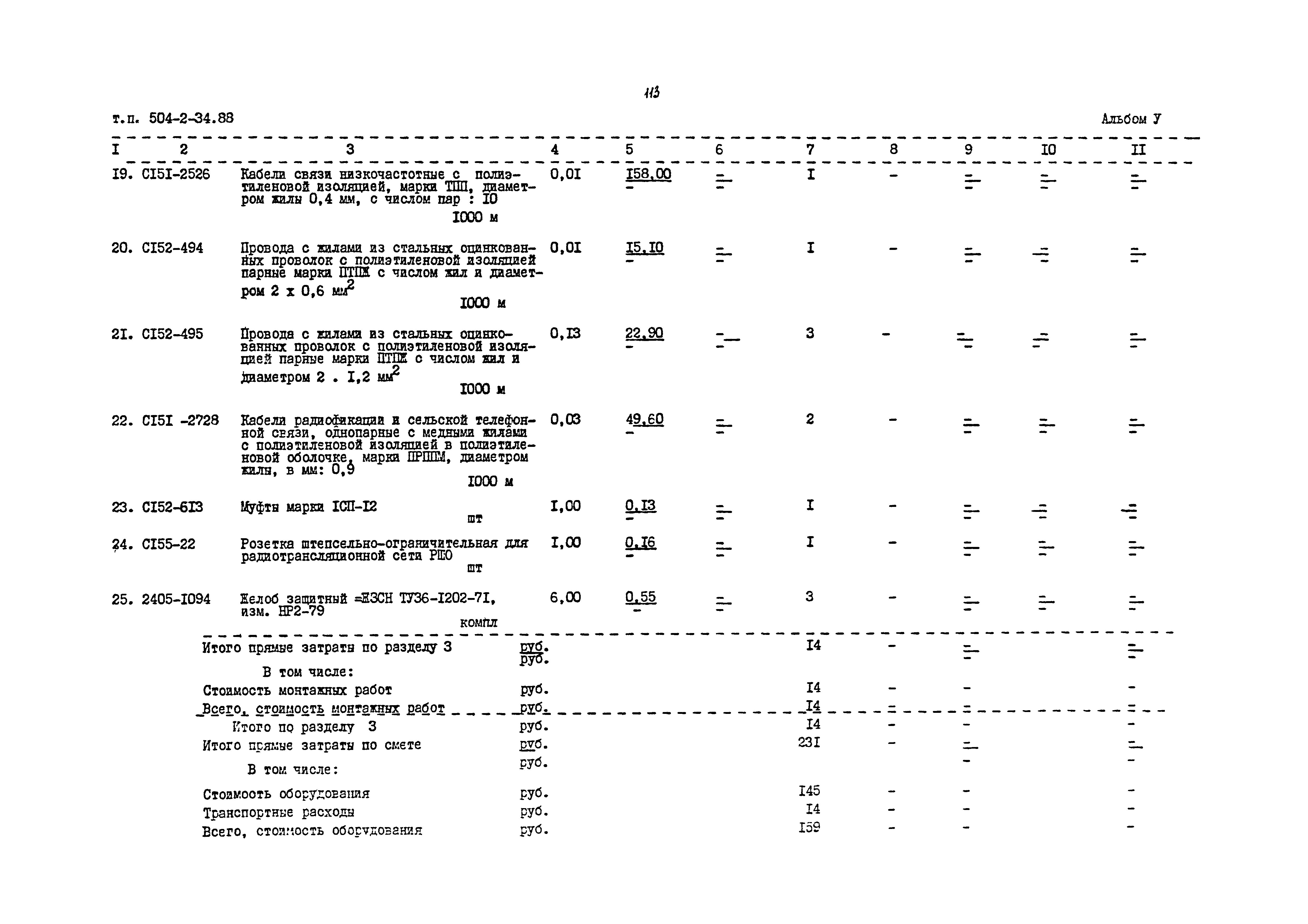 Типовой проект 503-2-34.88