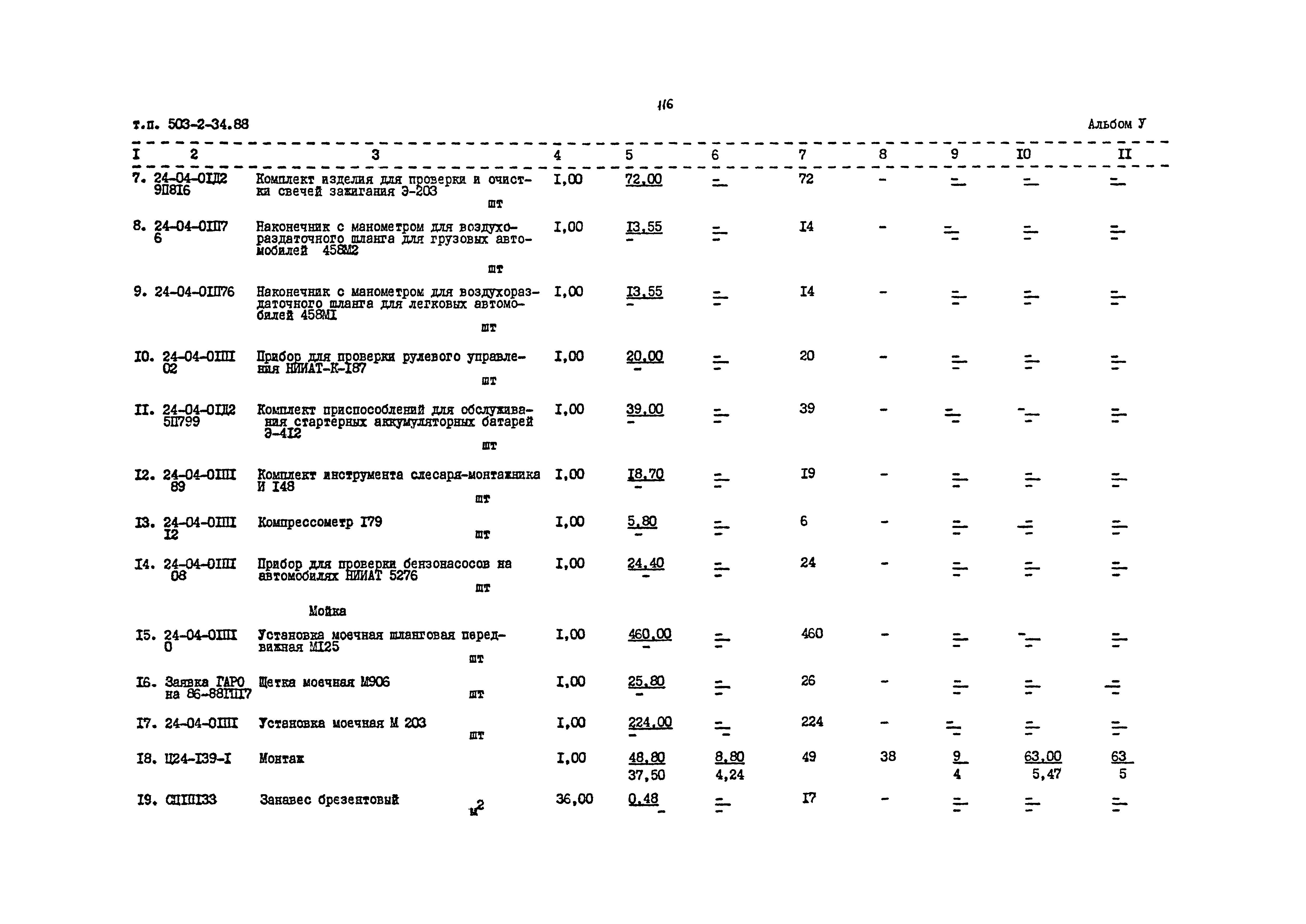 Типовой проект 503-2-34.88