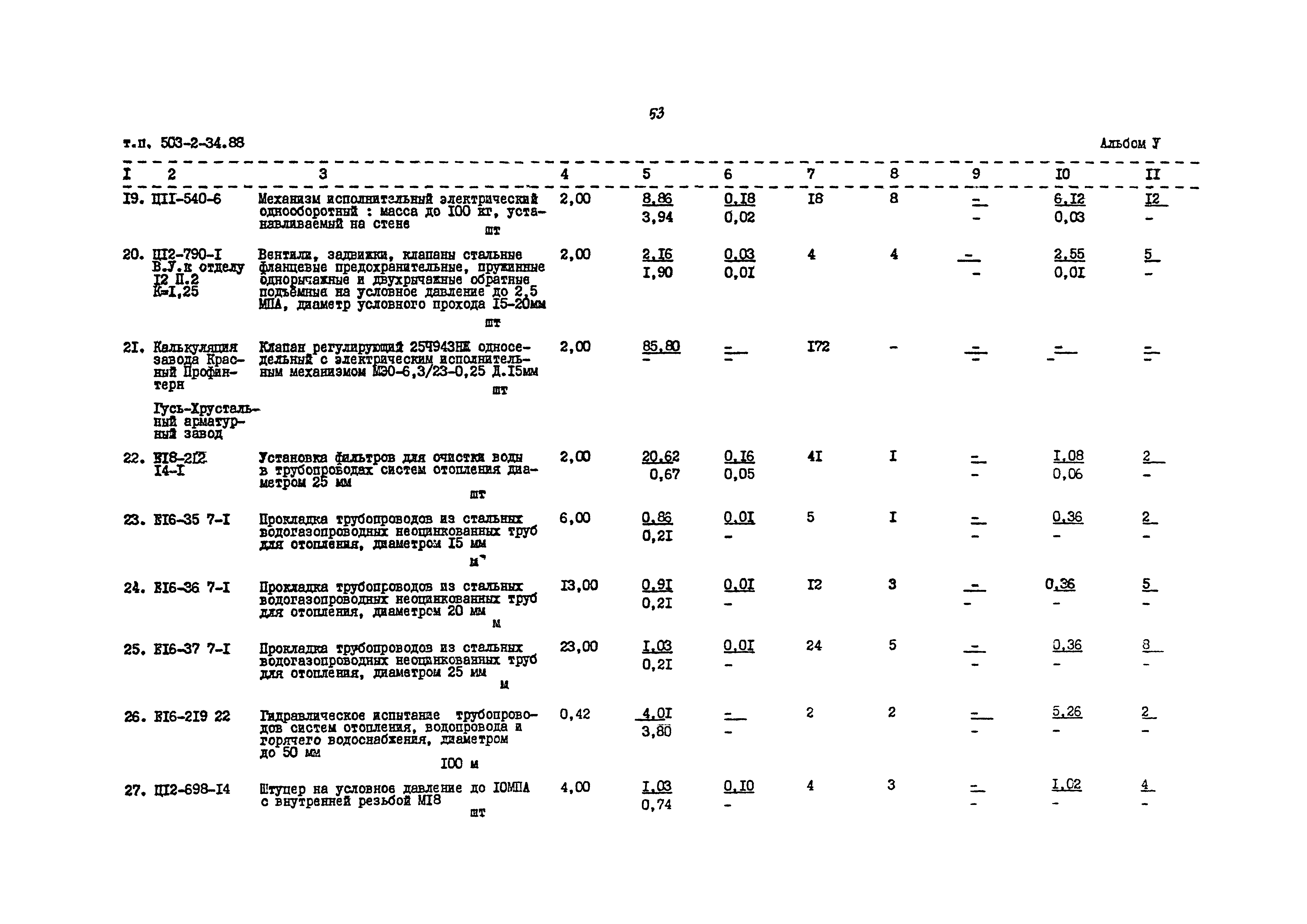 Типовой проект 503-2-34.88