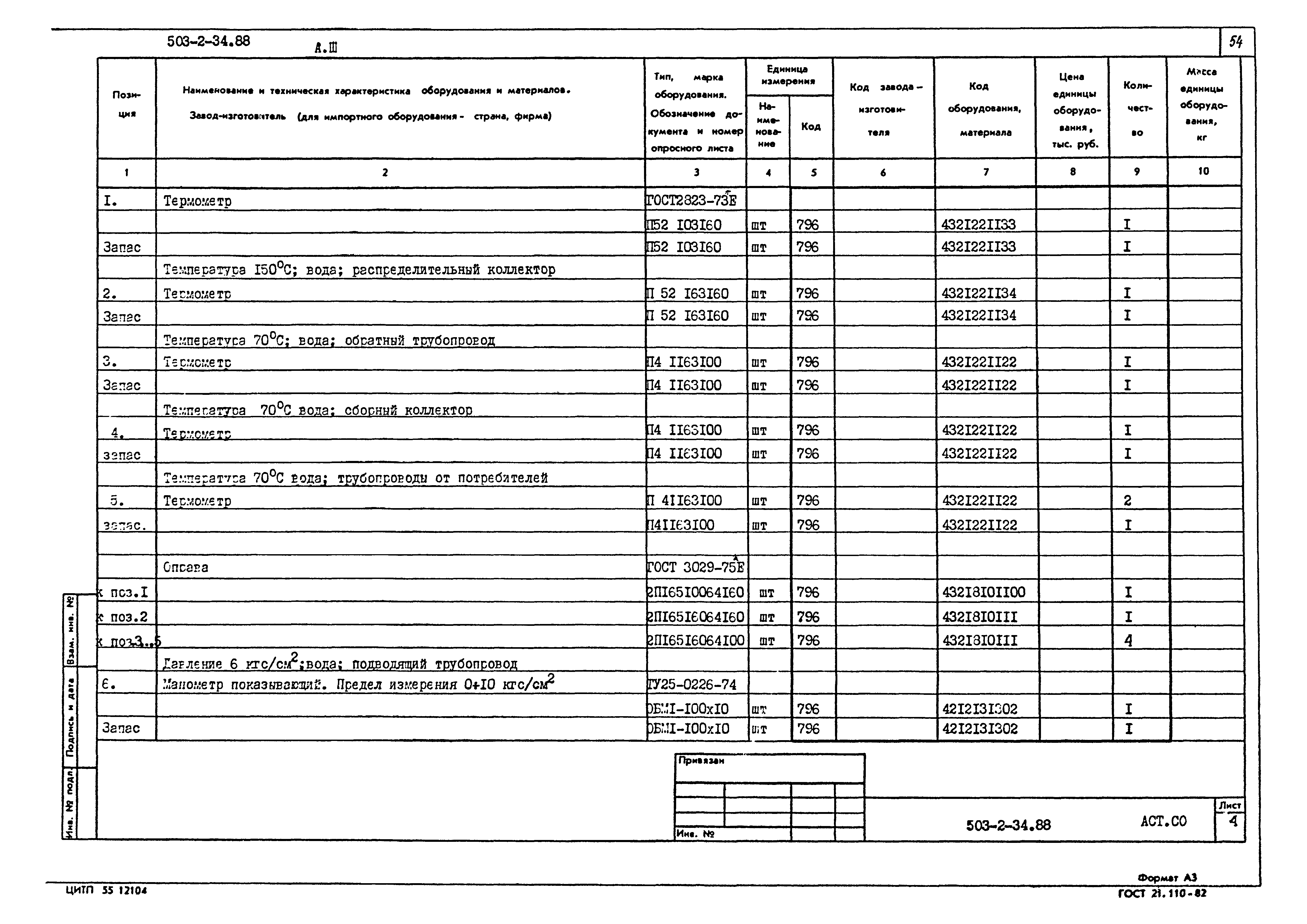 Типовой проект 503-2-34.88