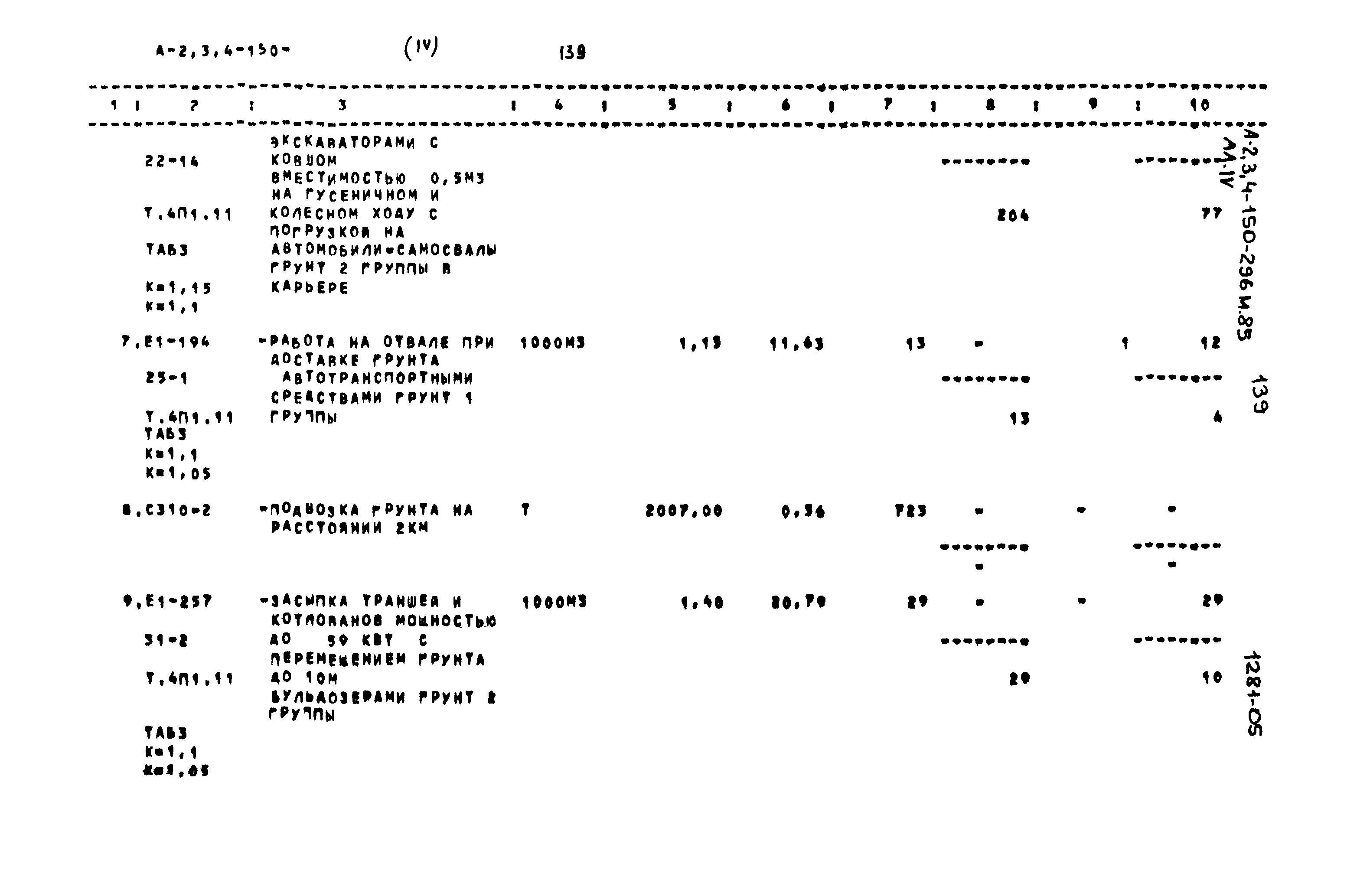 Типовой проект А-II,III,IV-150-296м.85