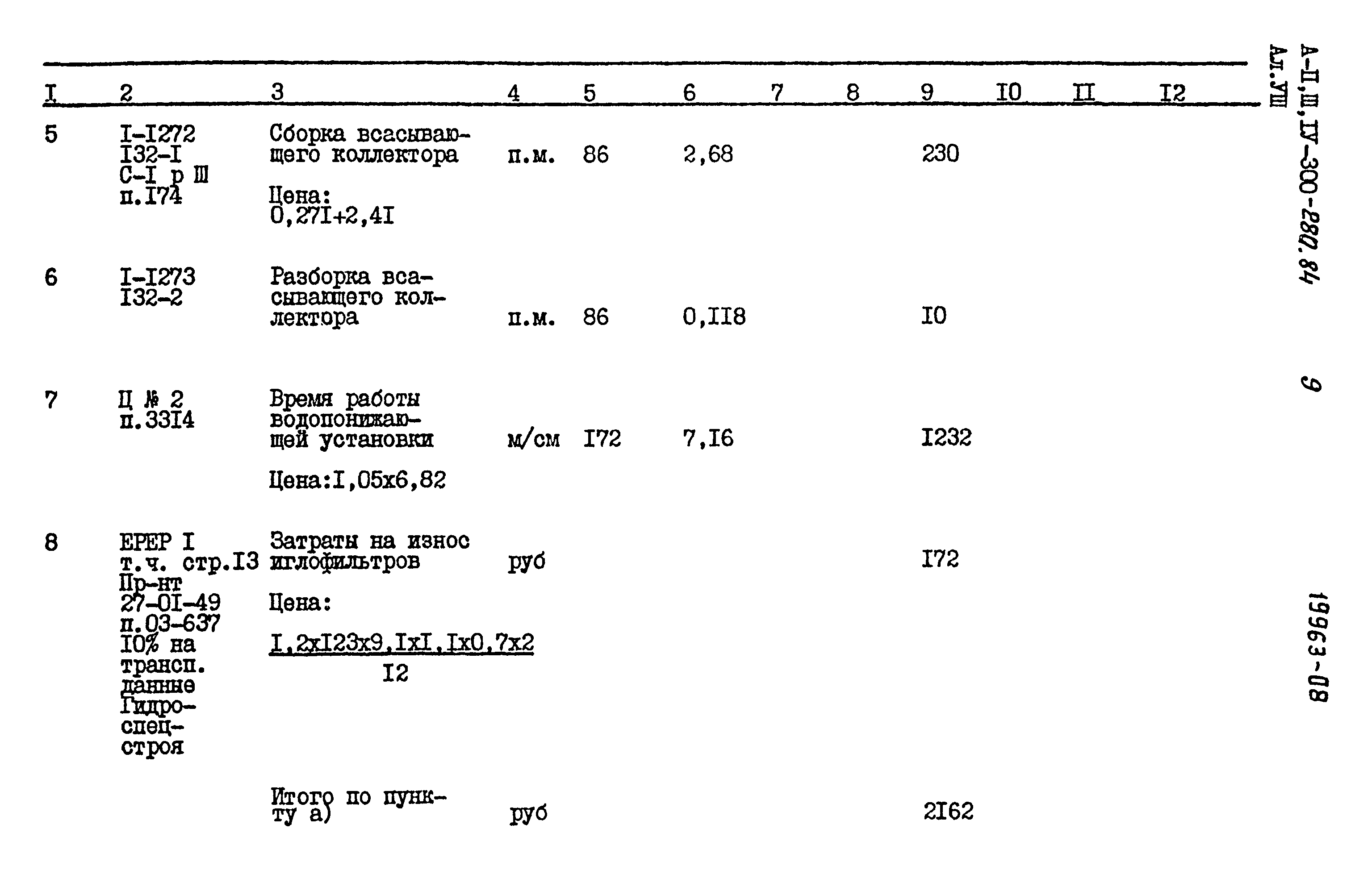 Типовой проект А-II,III,IV-300-280.84