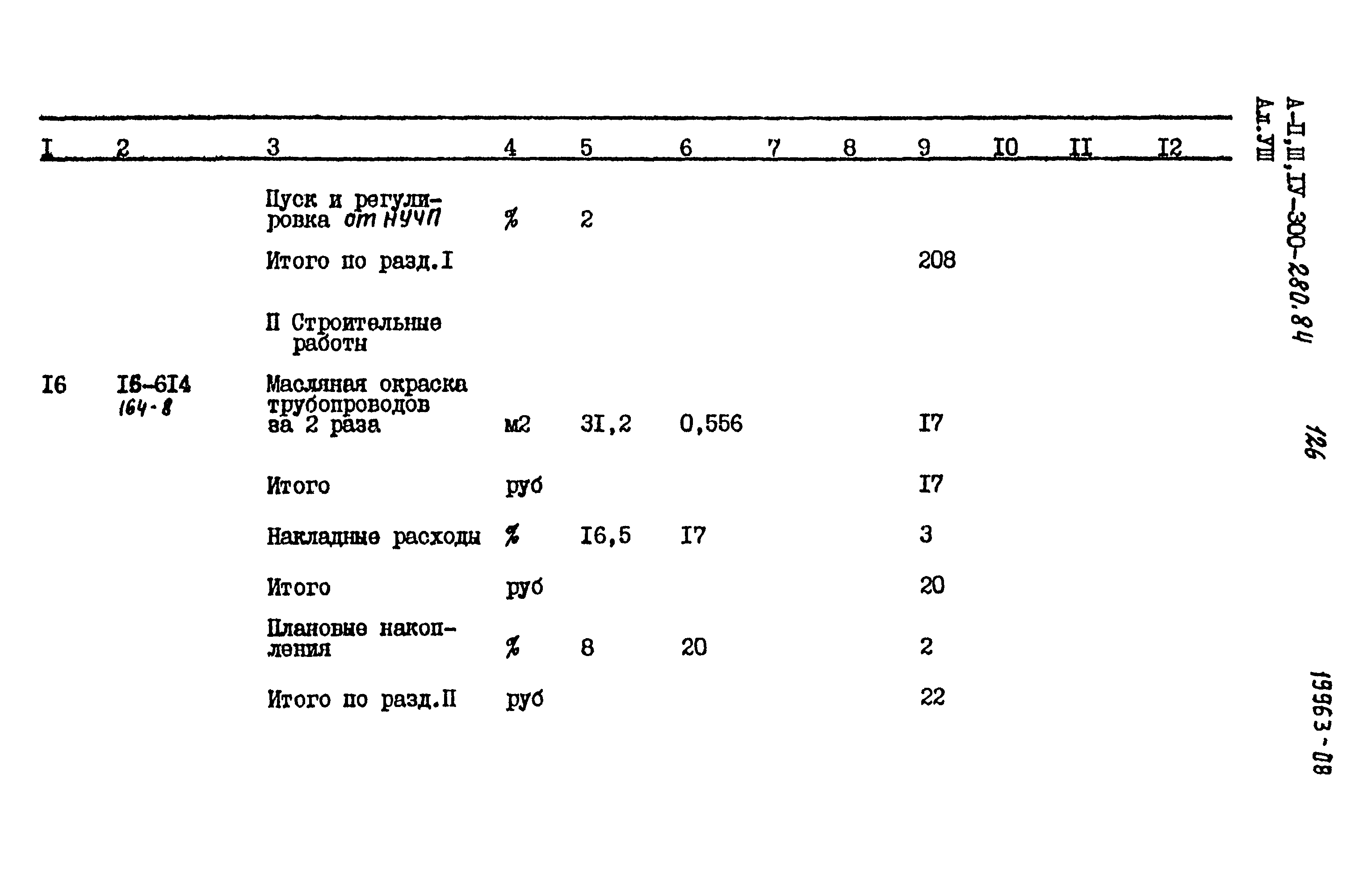 Типовой проект А-II,III,IV-300-280.84