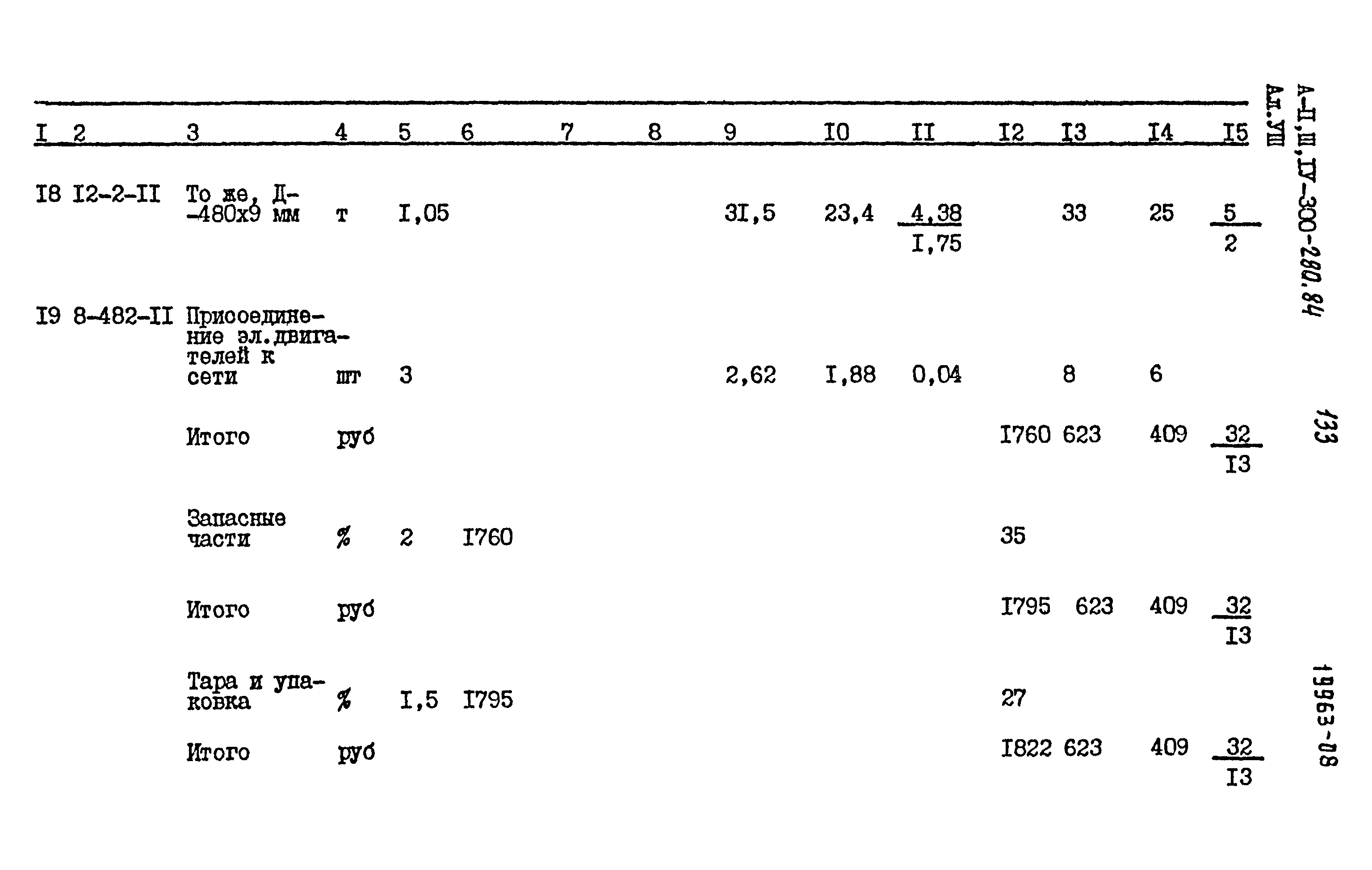 Типовой проект А-II,III,IV-300-280.84