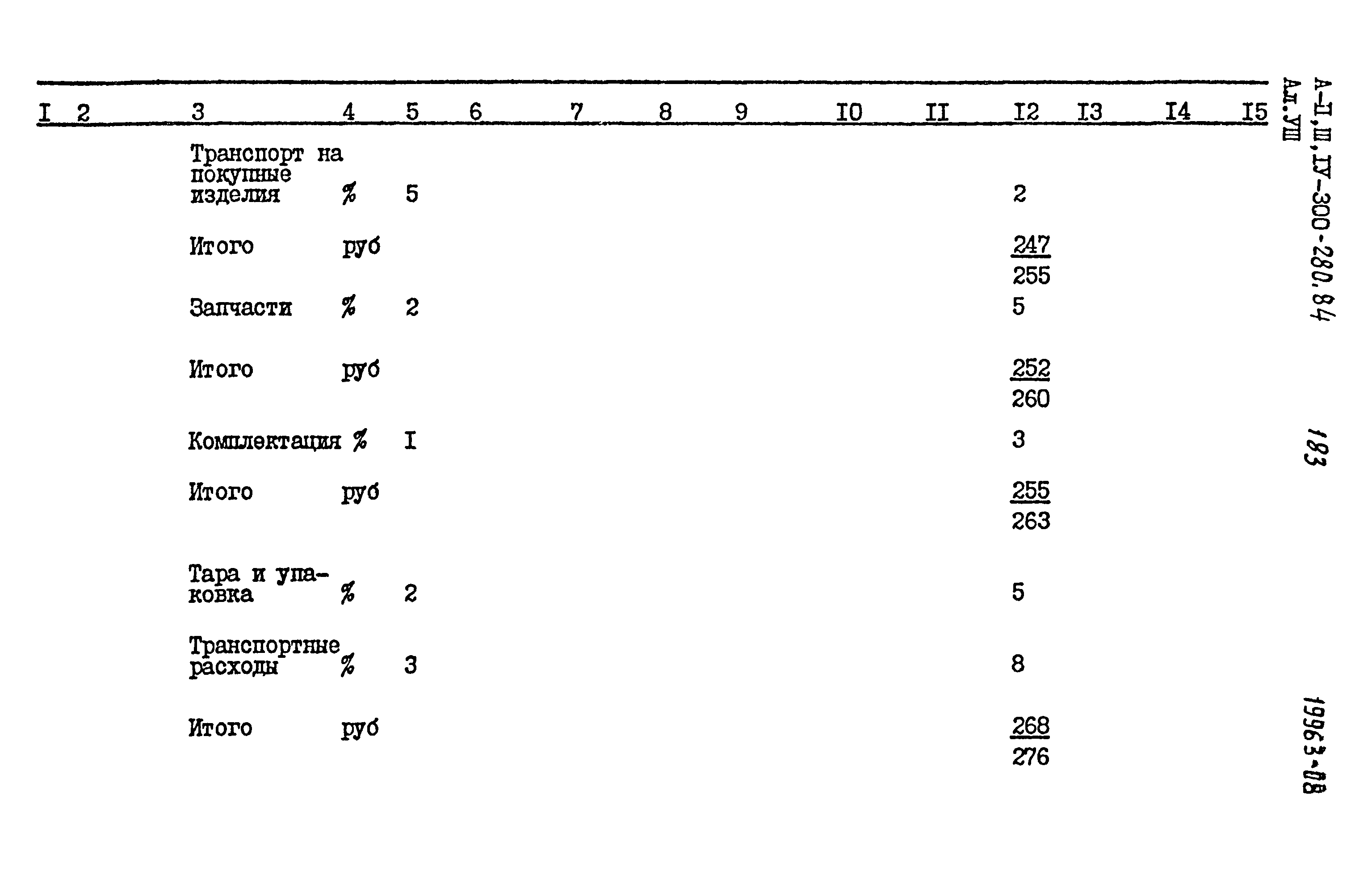 Типовой проект А-II,III,IV-300-280.84