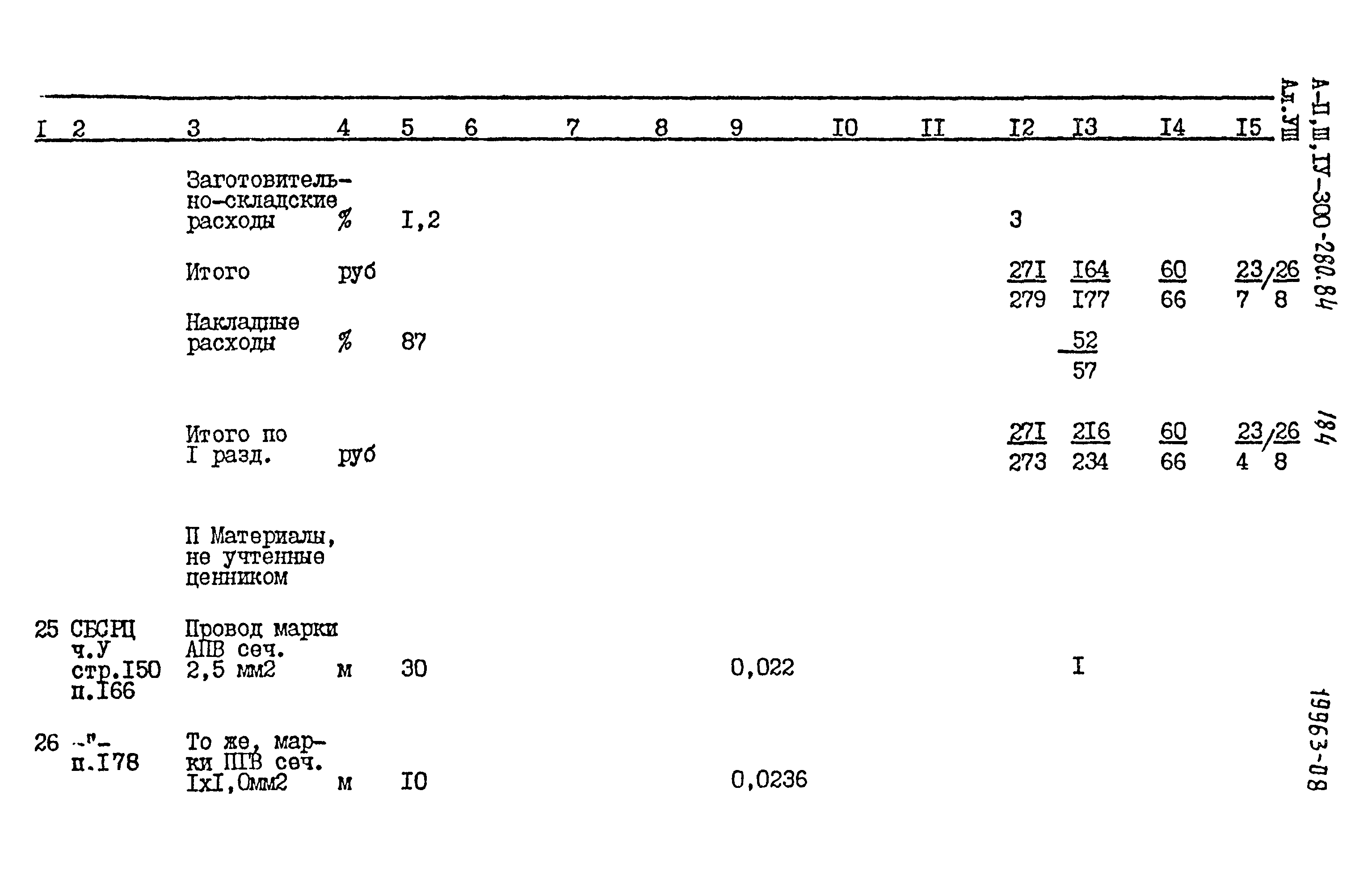 Типовой проект А-II,III,IV-300-280.84