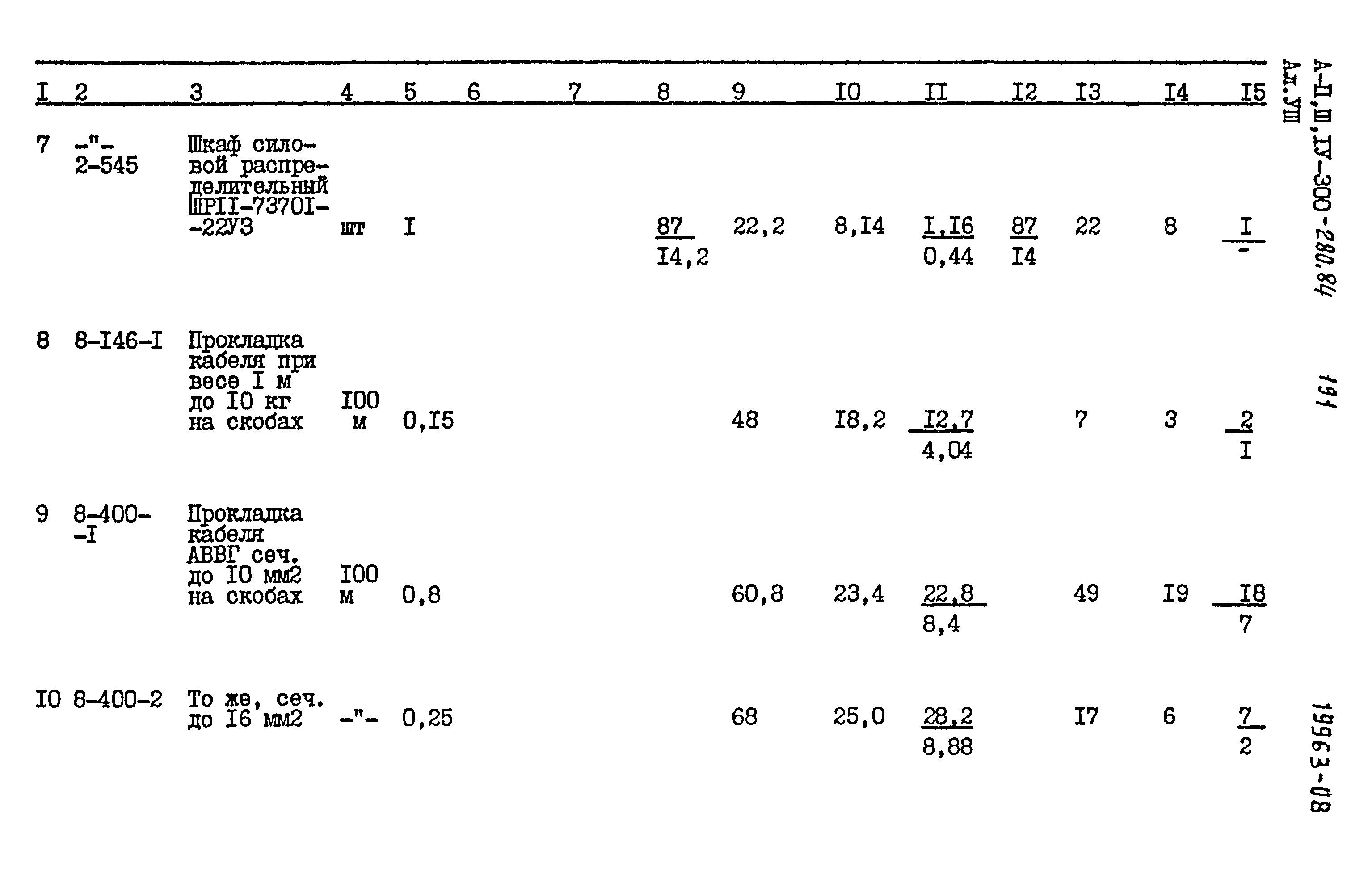 Типовой проект А-II,III,IV-300-280.84