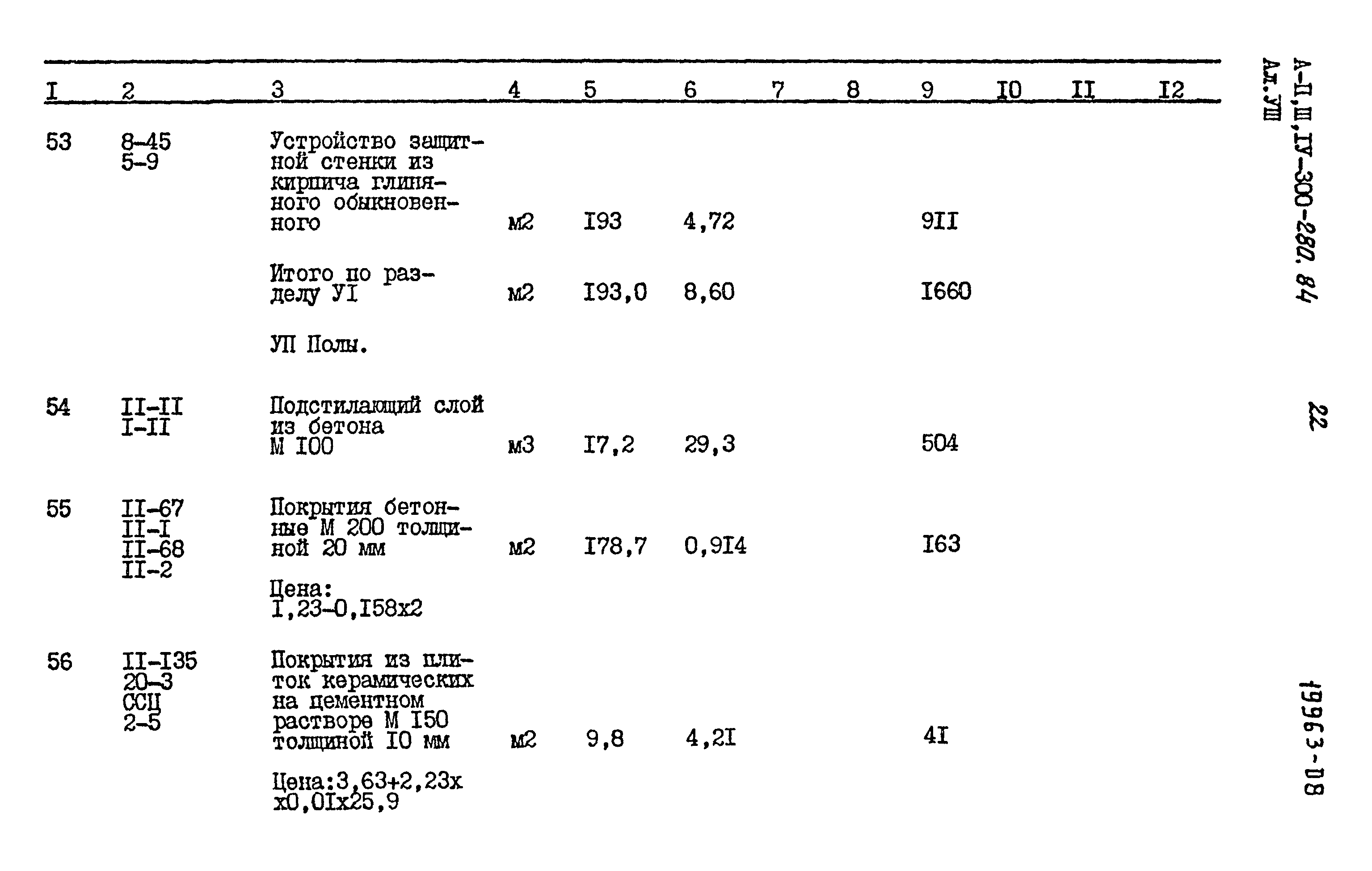 Типовой проект А-II,III,IV-300-280.84