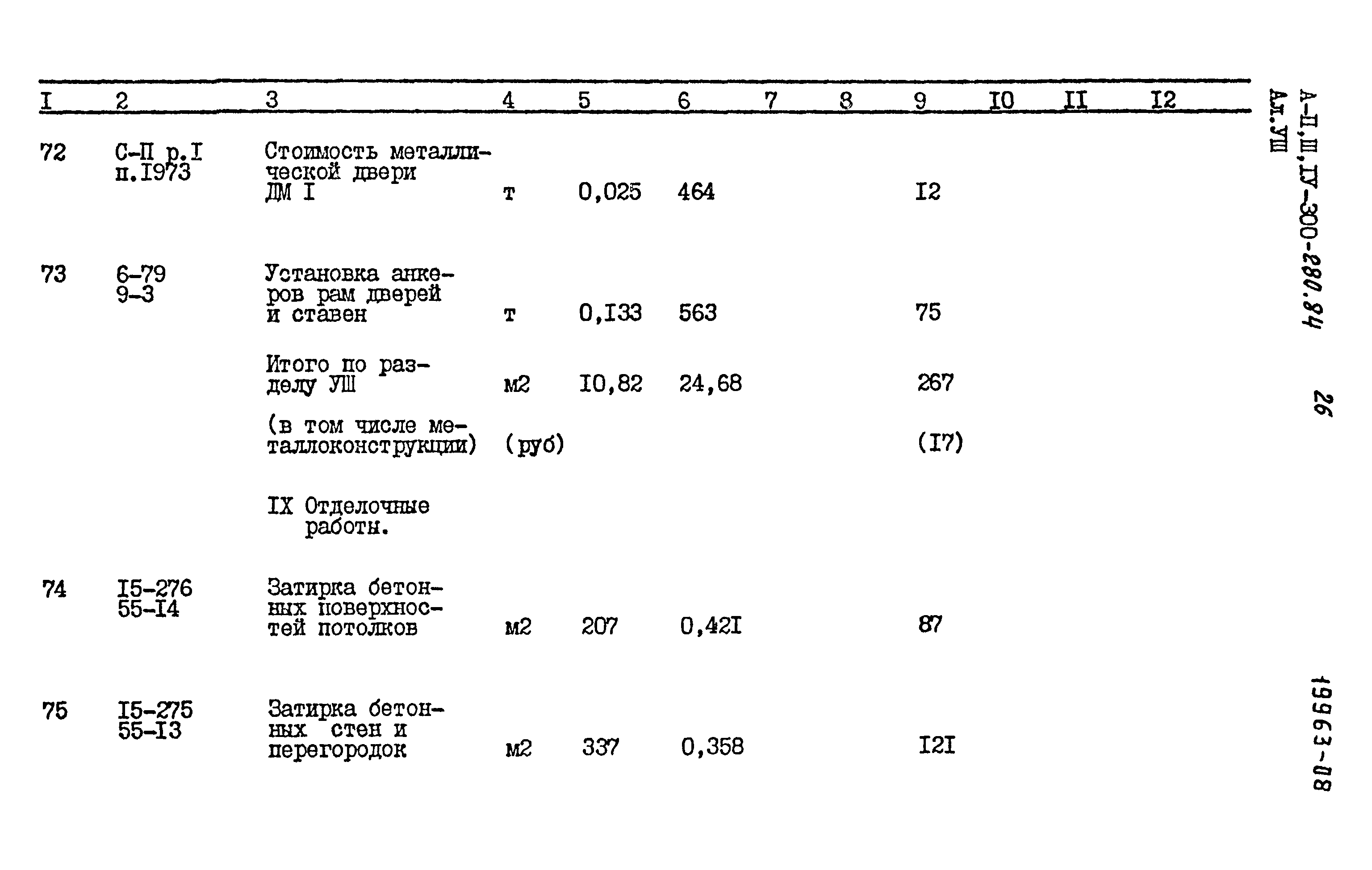 Типовой проект А-II,III,IV-300-280.84