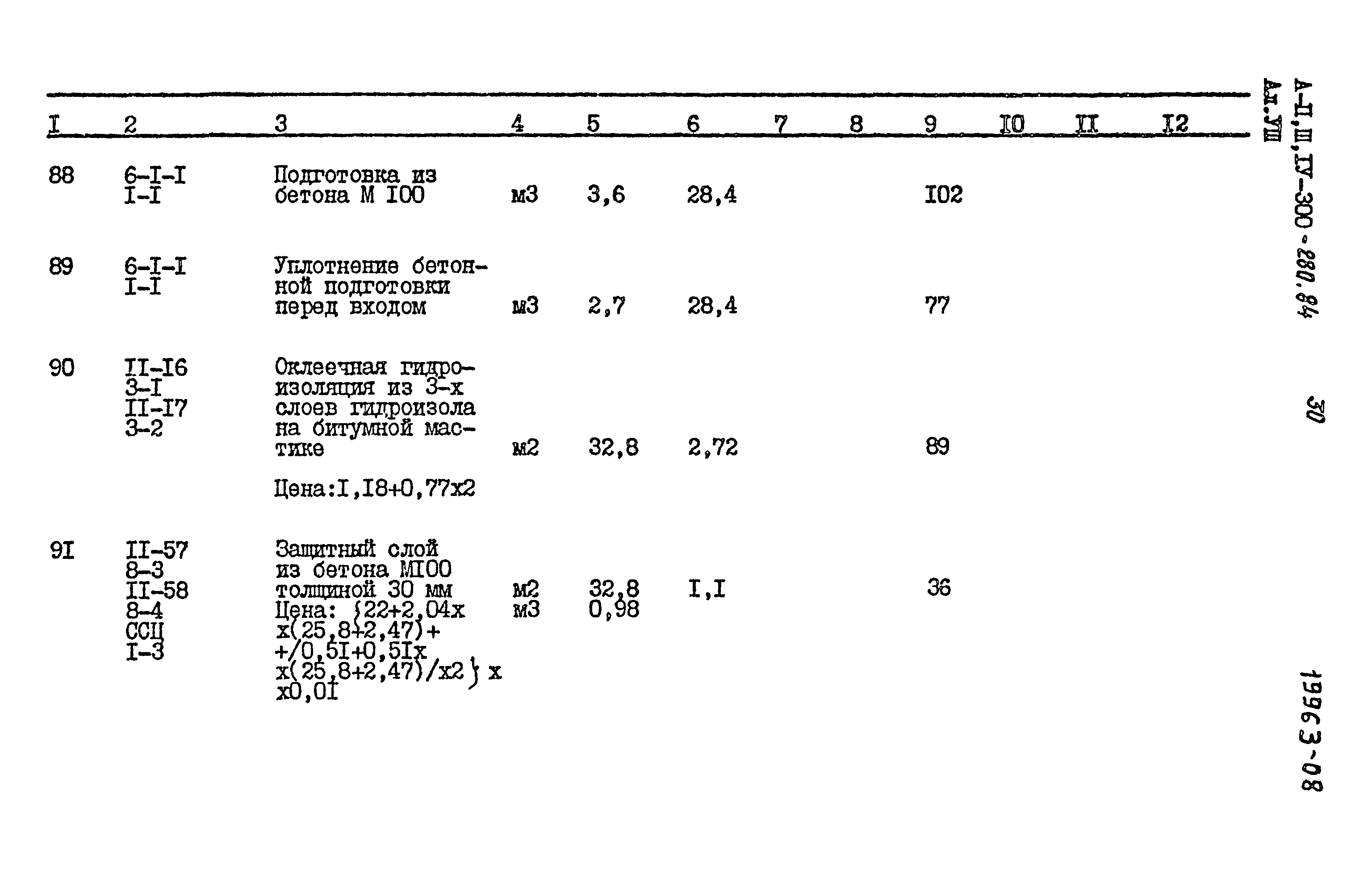 Типовой проект А-II,III,IV-300-280.84