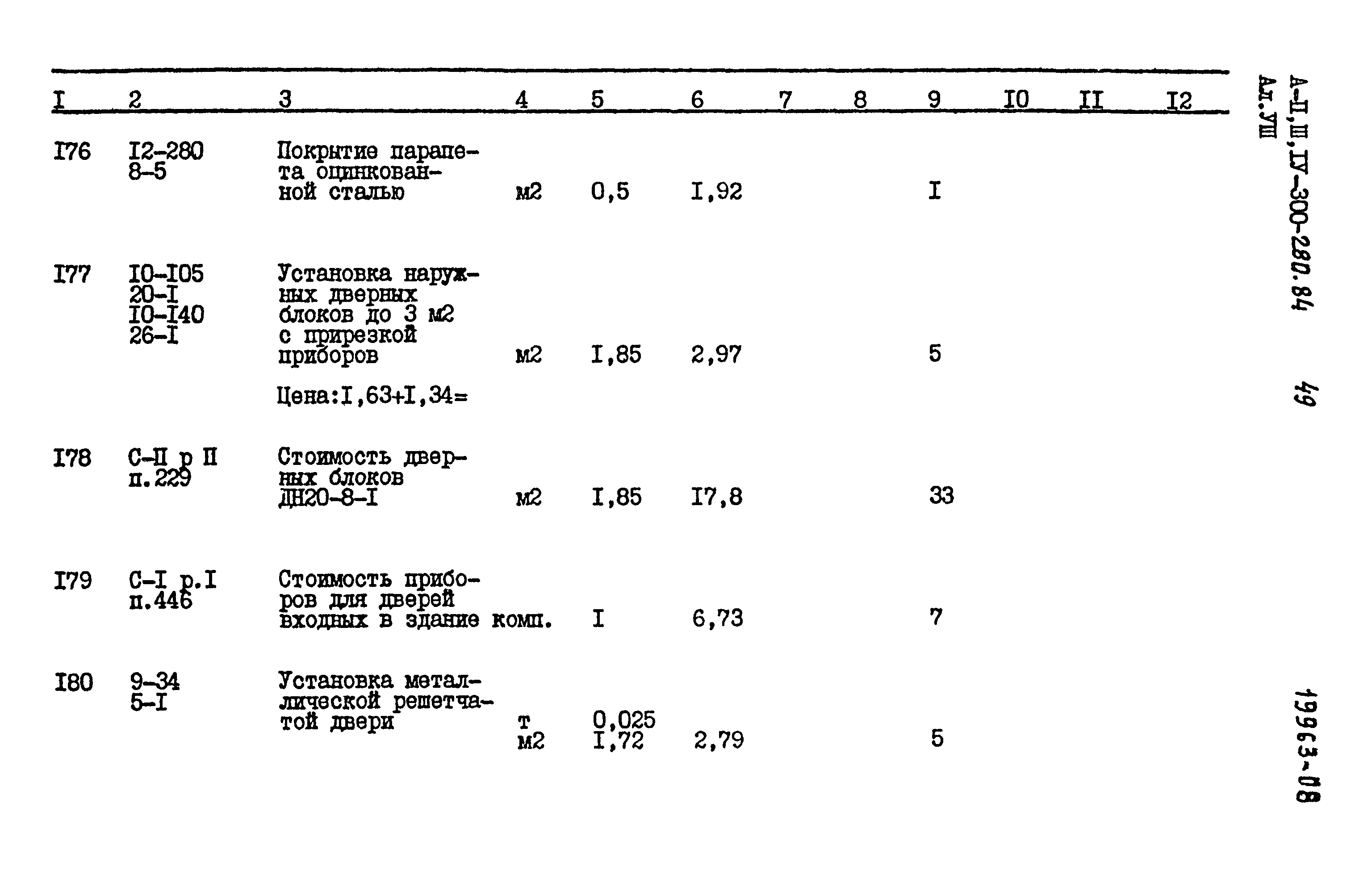 Типовой проект А-II,III,IV-300-280.84