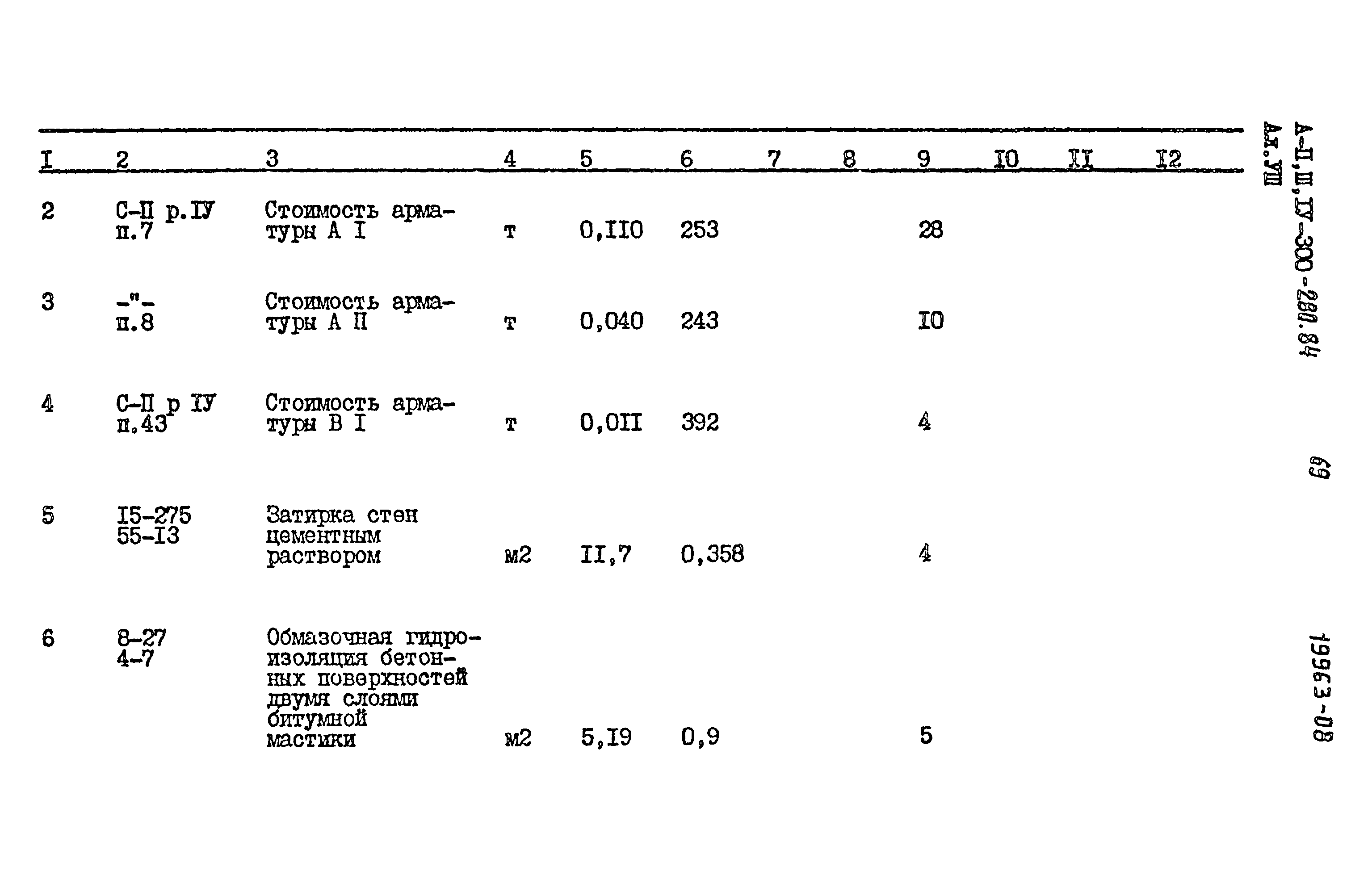 Типовой проект А-II,III,IV-300-280.84