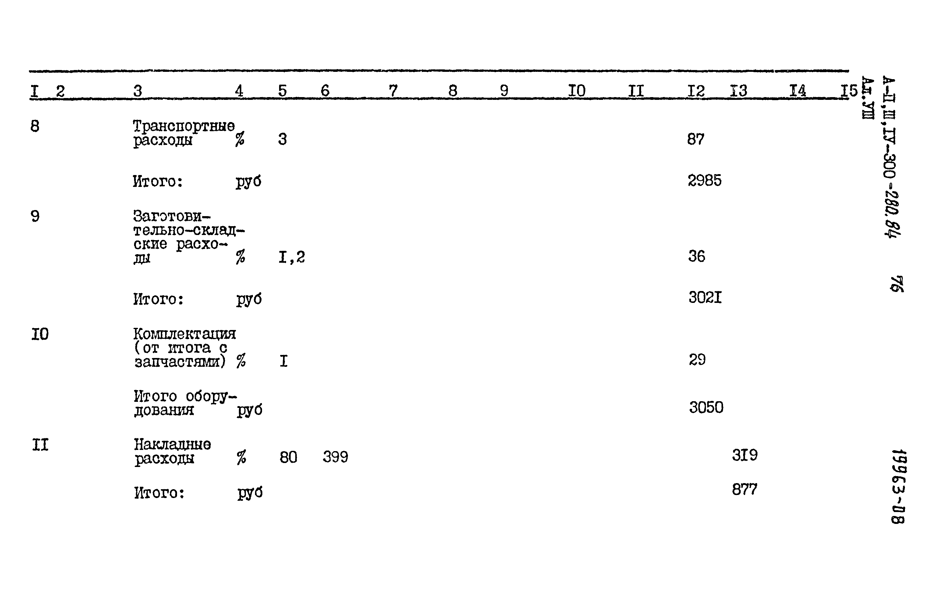 Типовой проект А-II,III,IV-300-280.84